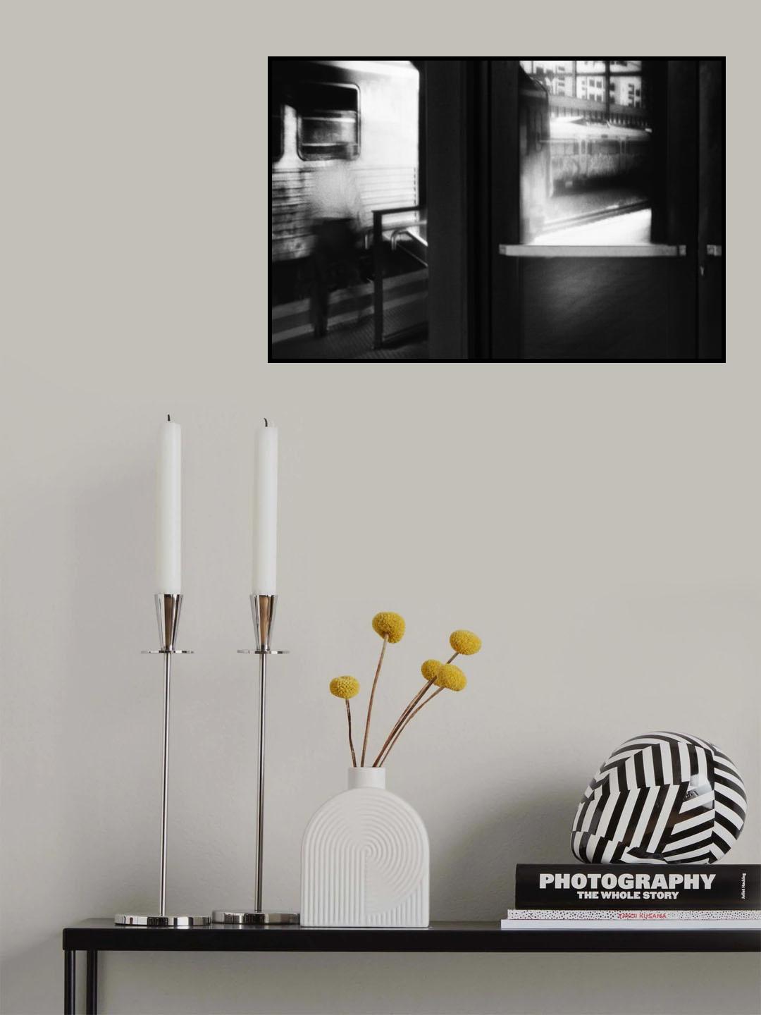 Ghost Train Poster och Canvastavla