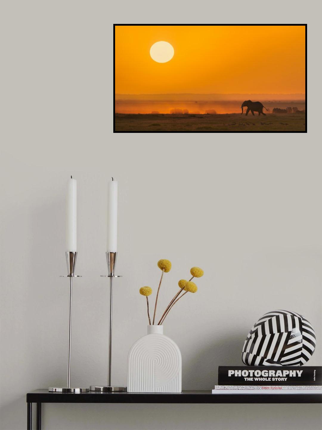 A Golden Morning Poster och Canvastavla