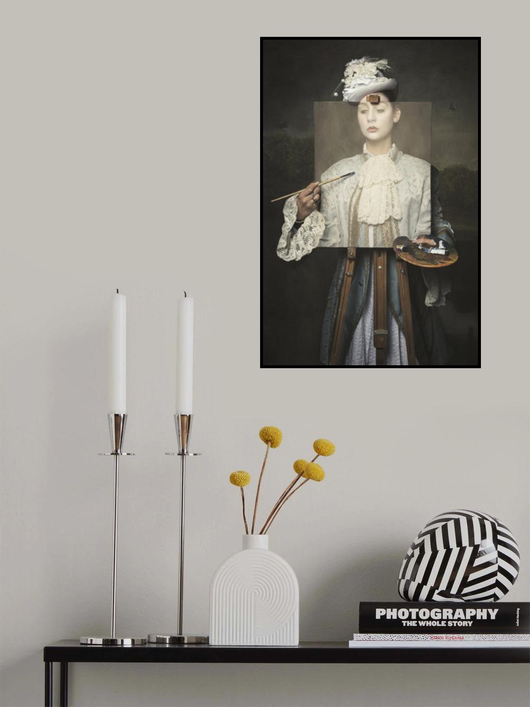 Painting myself Poster och Canvastavla
