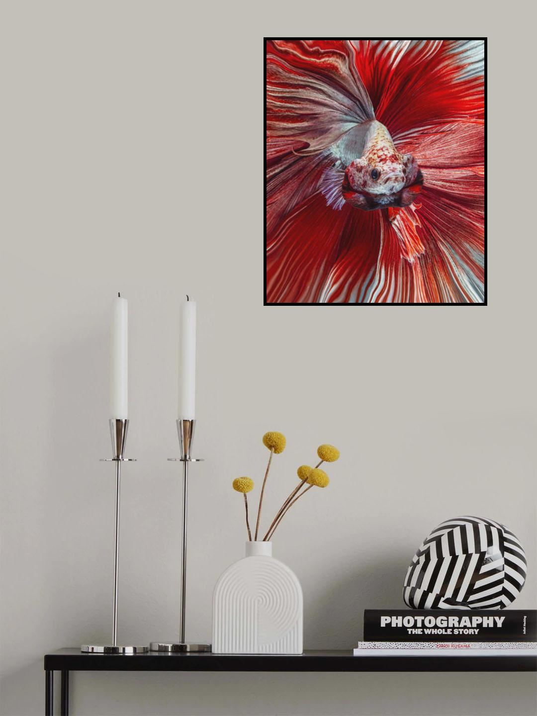 The Red Fish Poster och Canvastavla