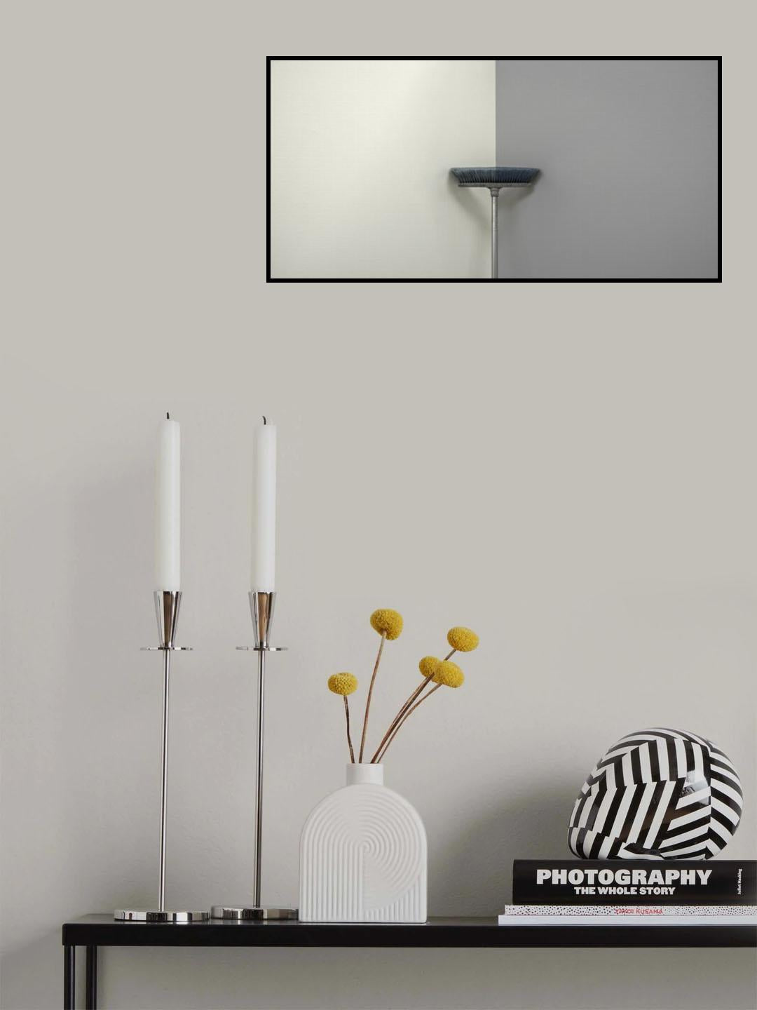 blue brush Poster och Canvastavla