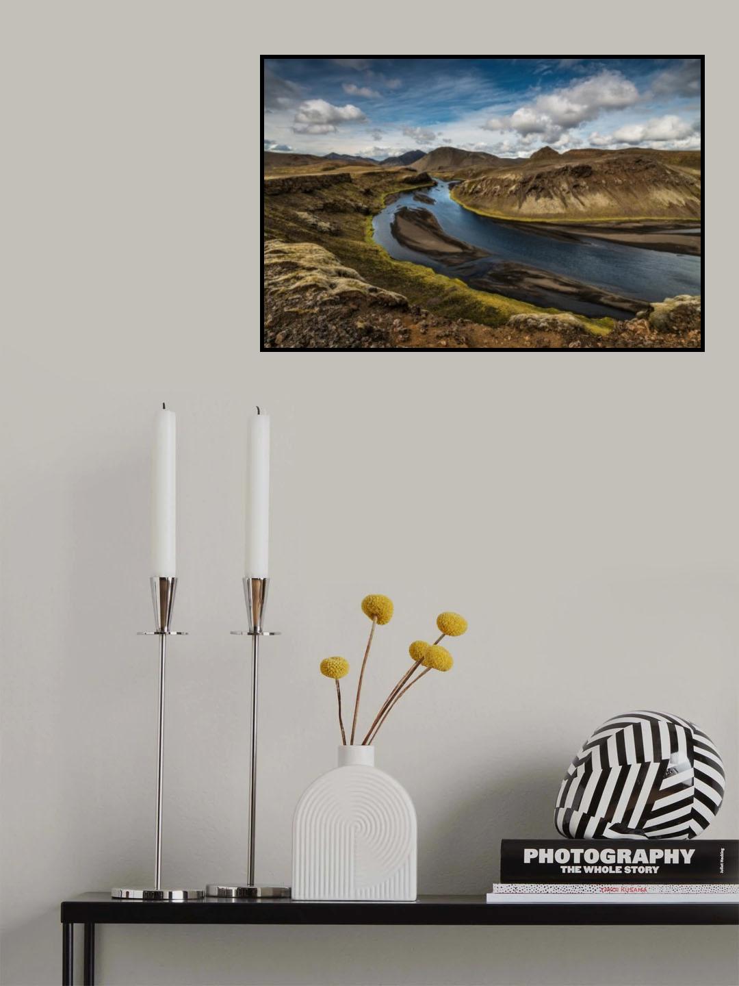 highland river Poster och Canvastavla