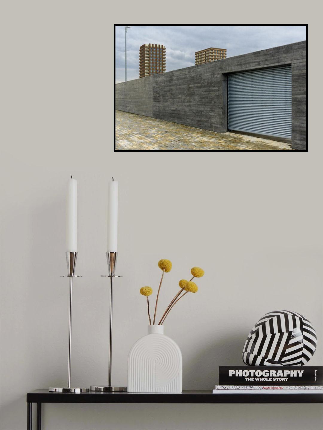 Behind the wall Poster och Canvastavla