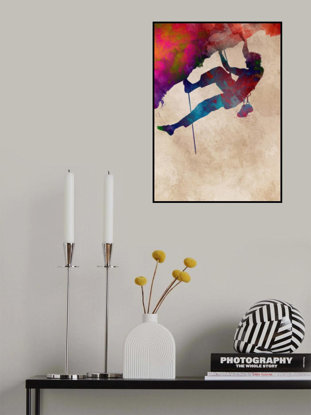 Mountaineer Sport Art 5 Poster och Canvastavla