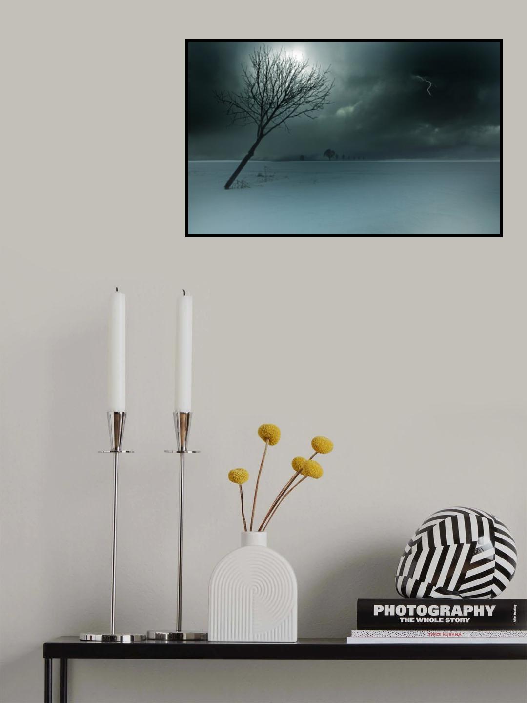 Wintergewitter Poster och Canvastavla