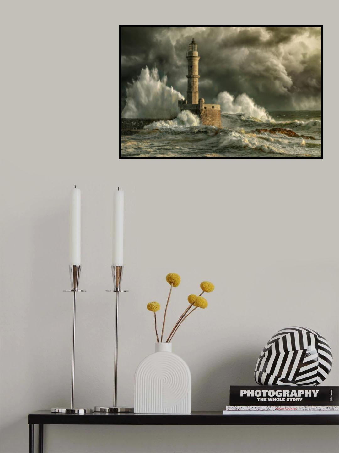 ChaniaStorm Poster och Canvastavla