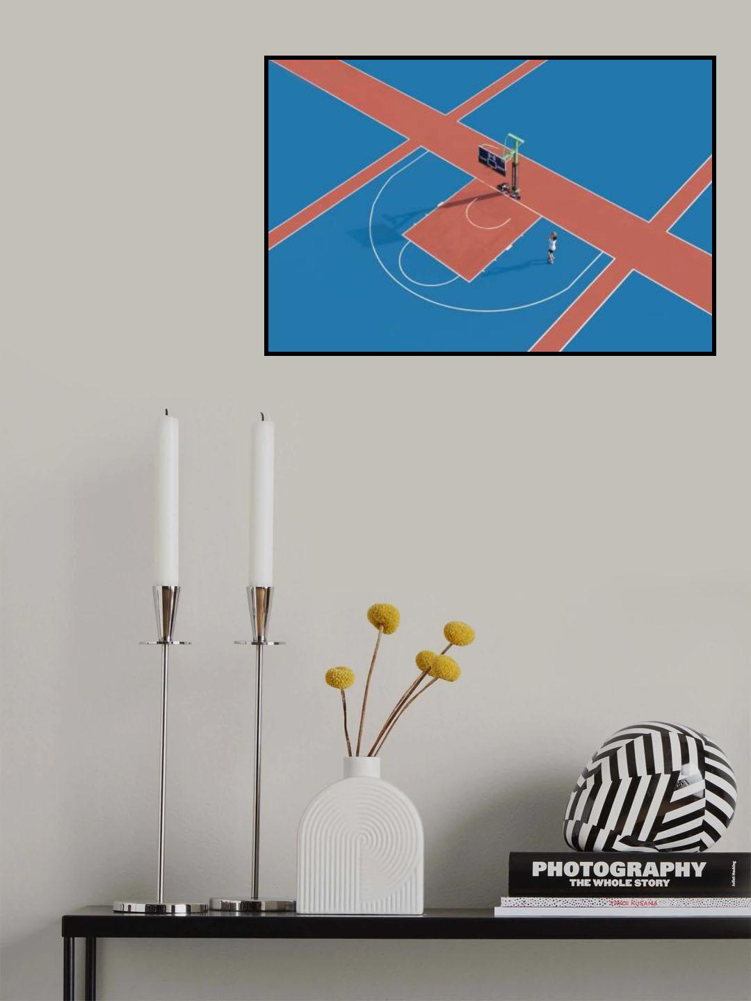 Basketball boy Poster och Canvastavla