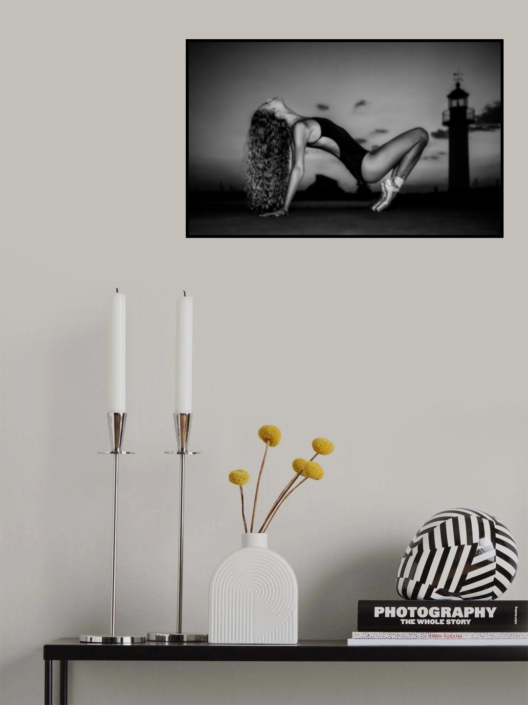 Elegance 3 BW Poster och Canvastavla