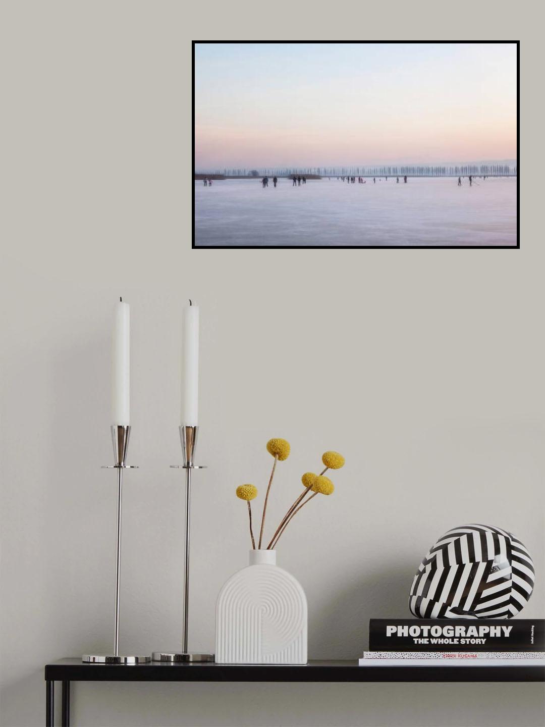 frozen lake Poster och Canvastavla