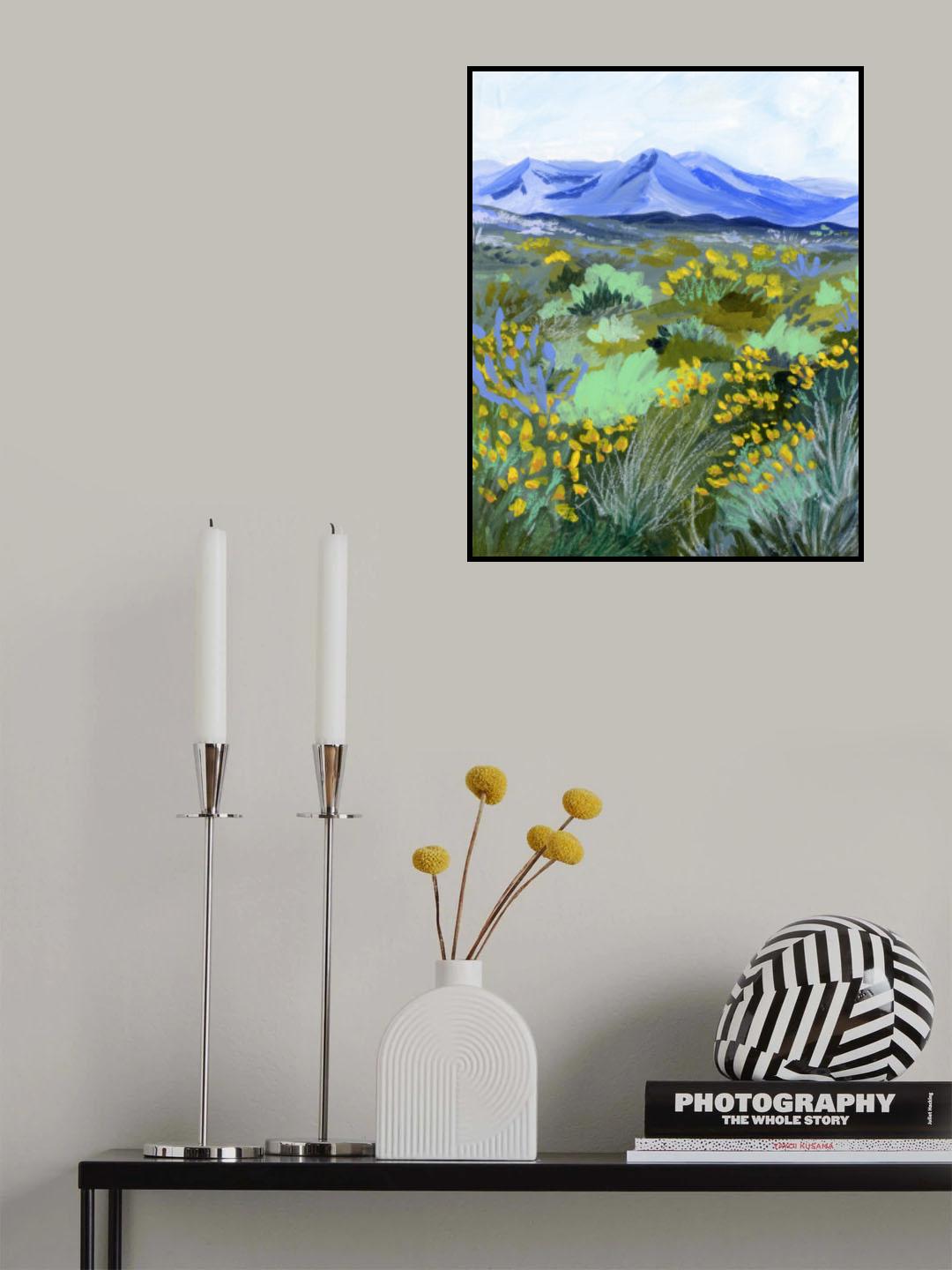 Blue Valley Poster och Canvastavla