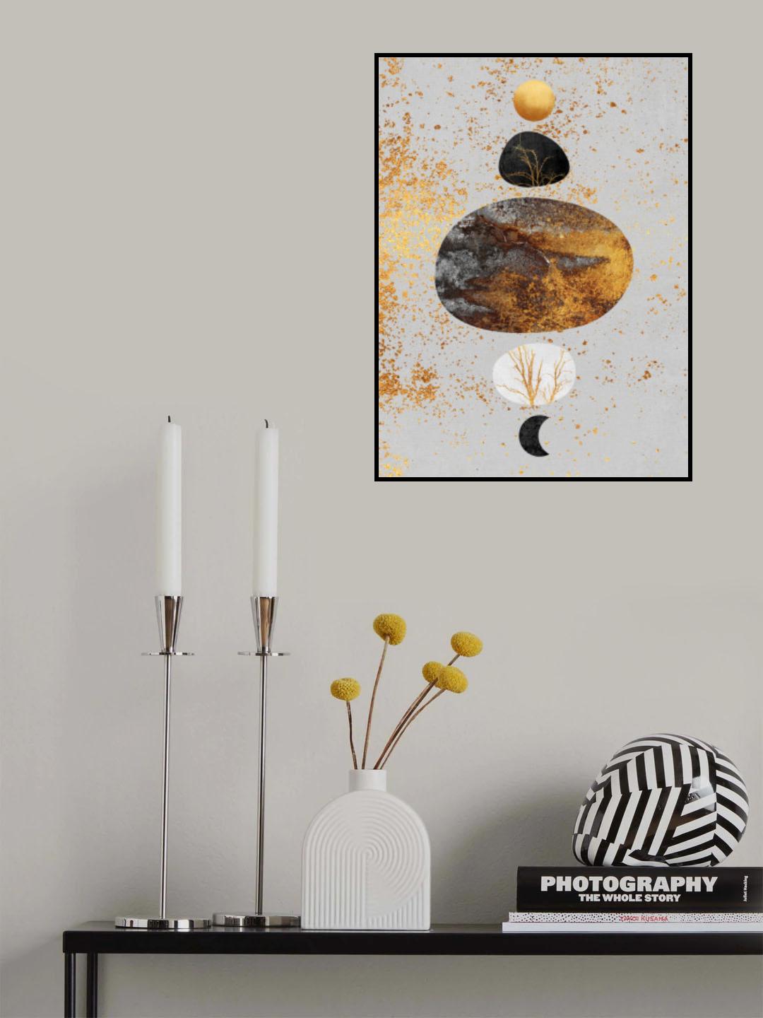 Sun And Moon Poster och Canvastavla