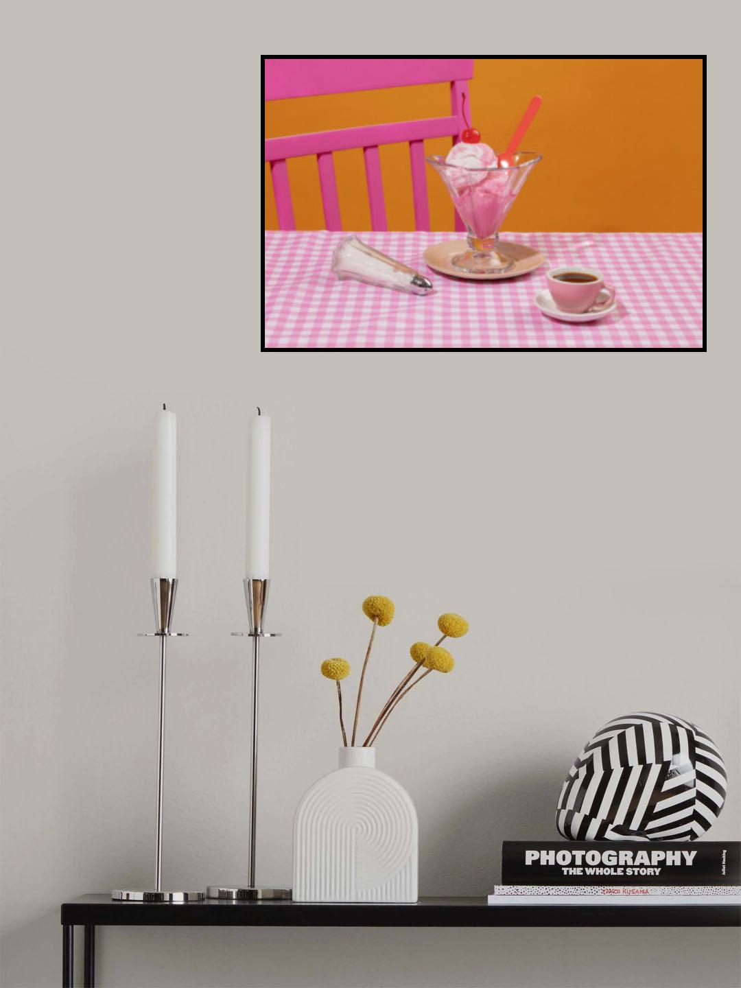 Colorful Dessert Setting Poster och Canvastavla