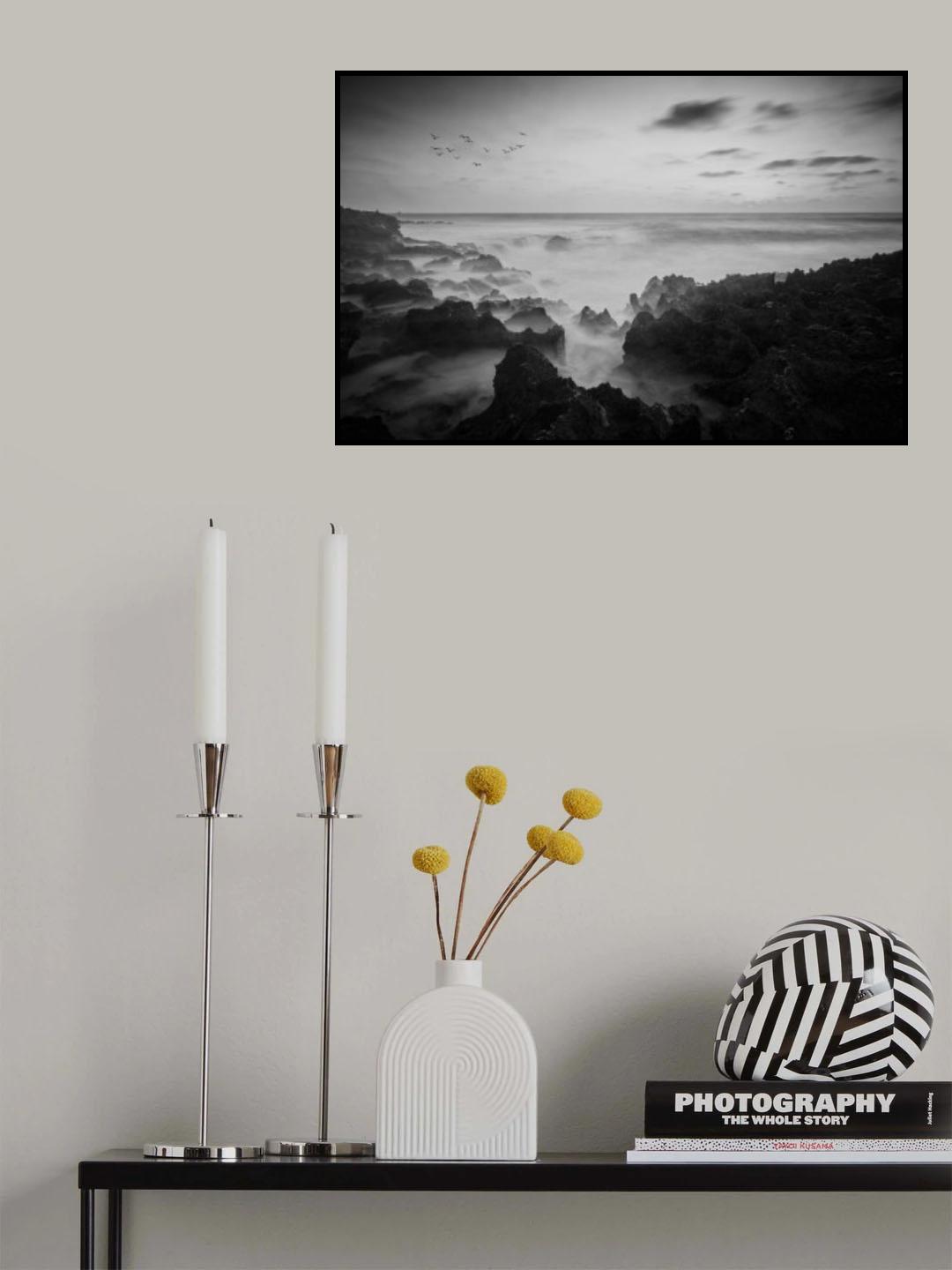 Black & white calm Poster och Canvastavla