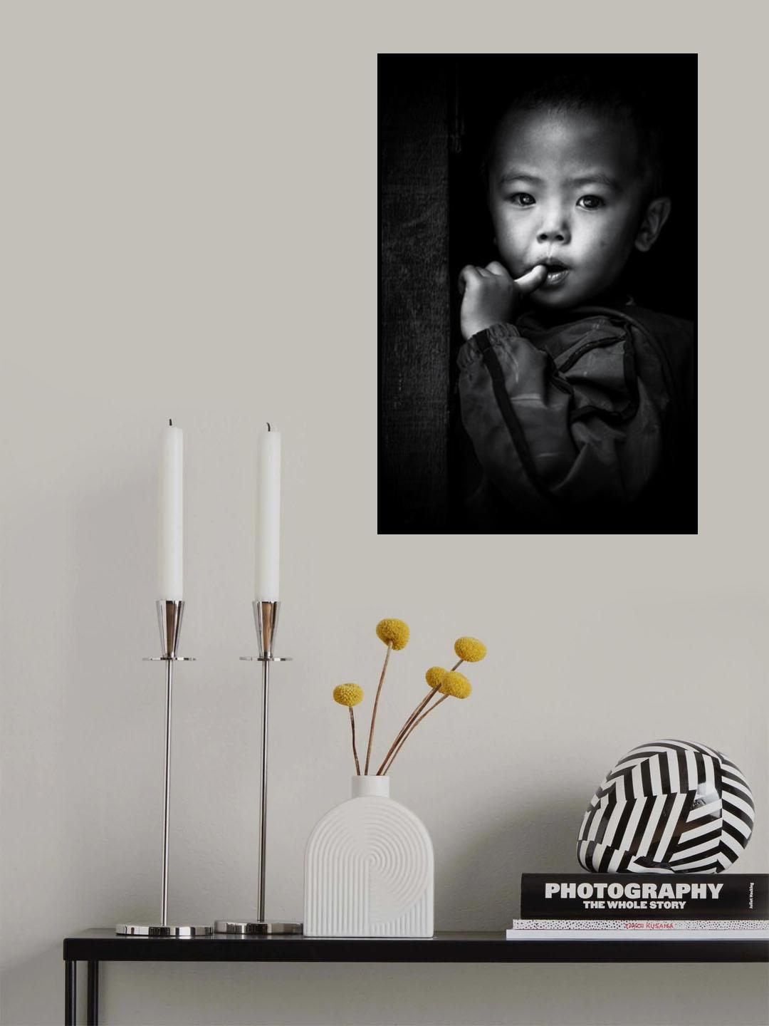 Eyes in the dark Poster och Canvastavla