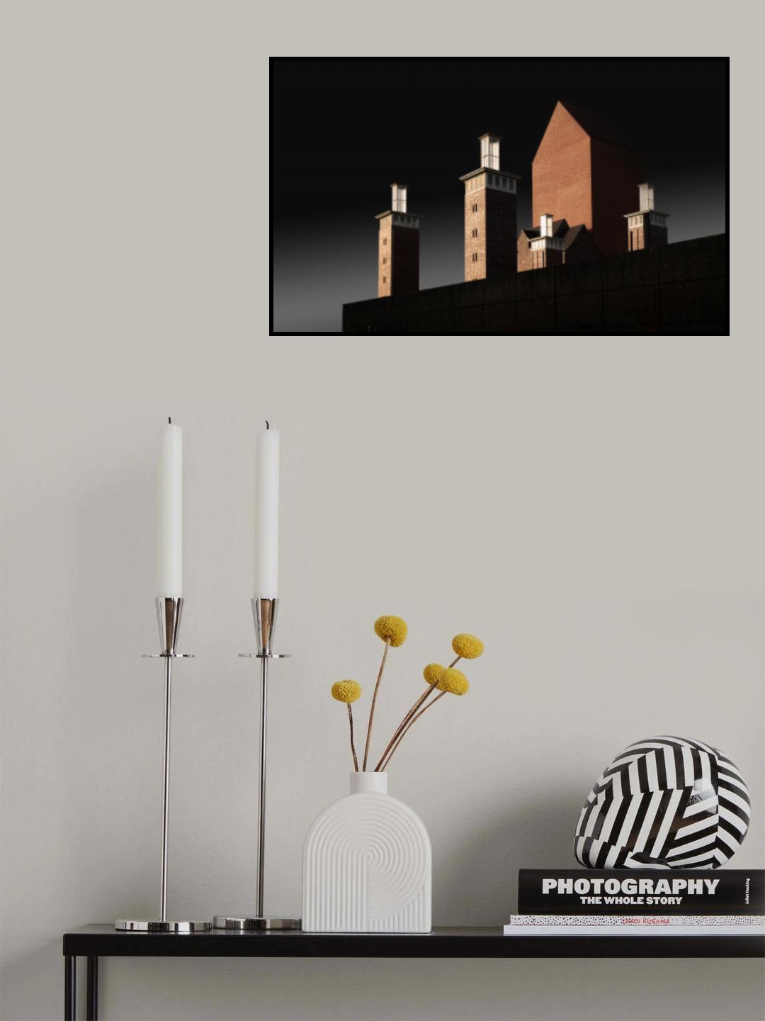 ... Duisburg Towers Poster och Canvastavla