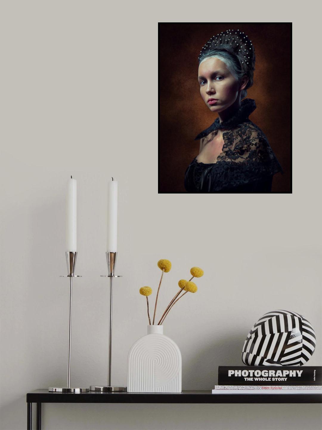 Fashion barocco, baroque fashion photography Poster och Canvastavla
