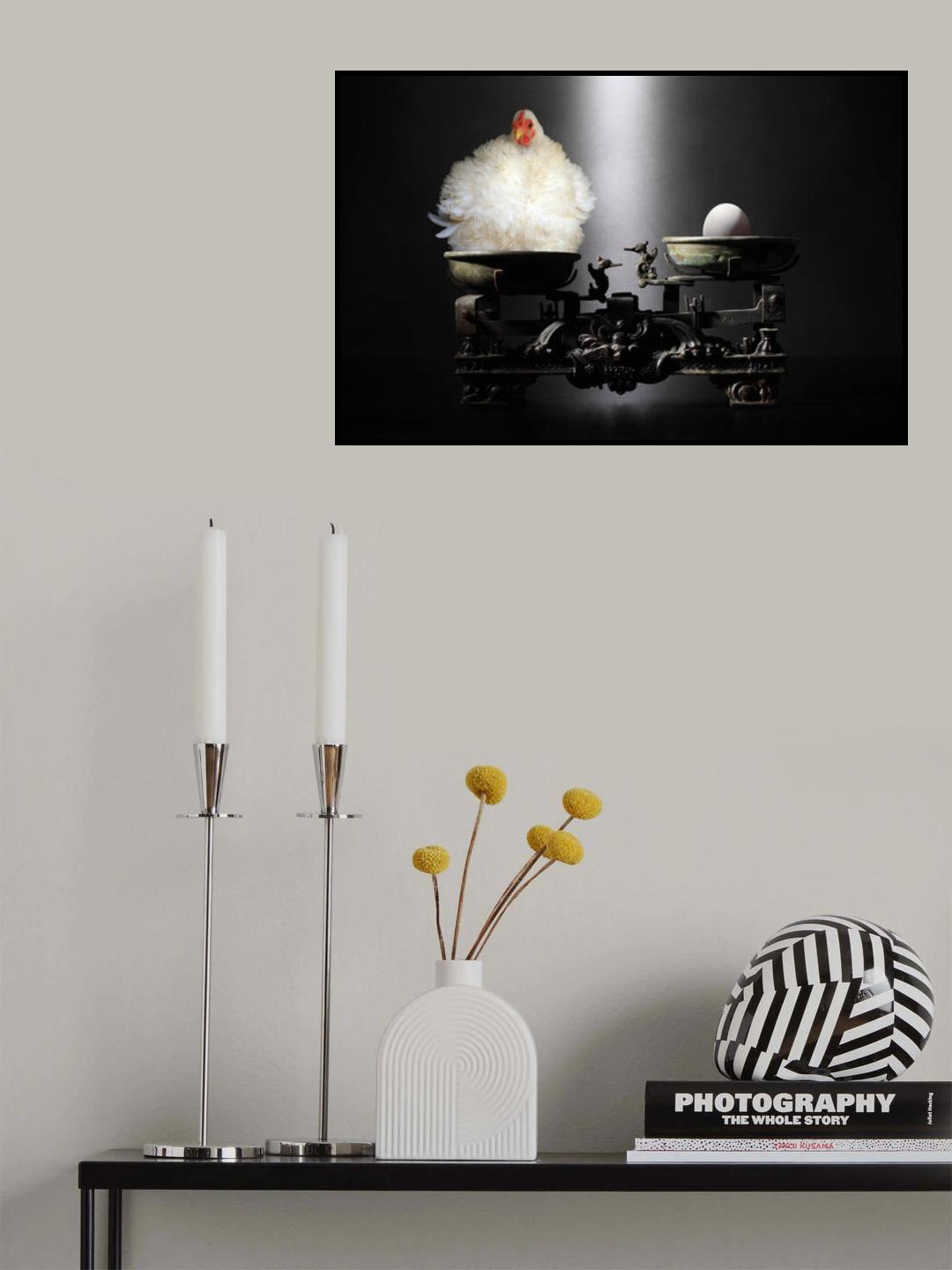 The chicken or the egg? Poster och Canvastavla