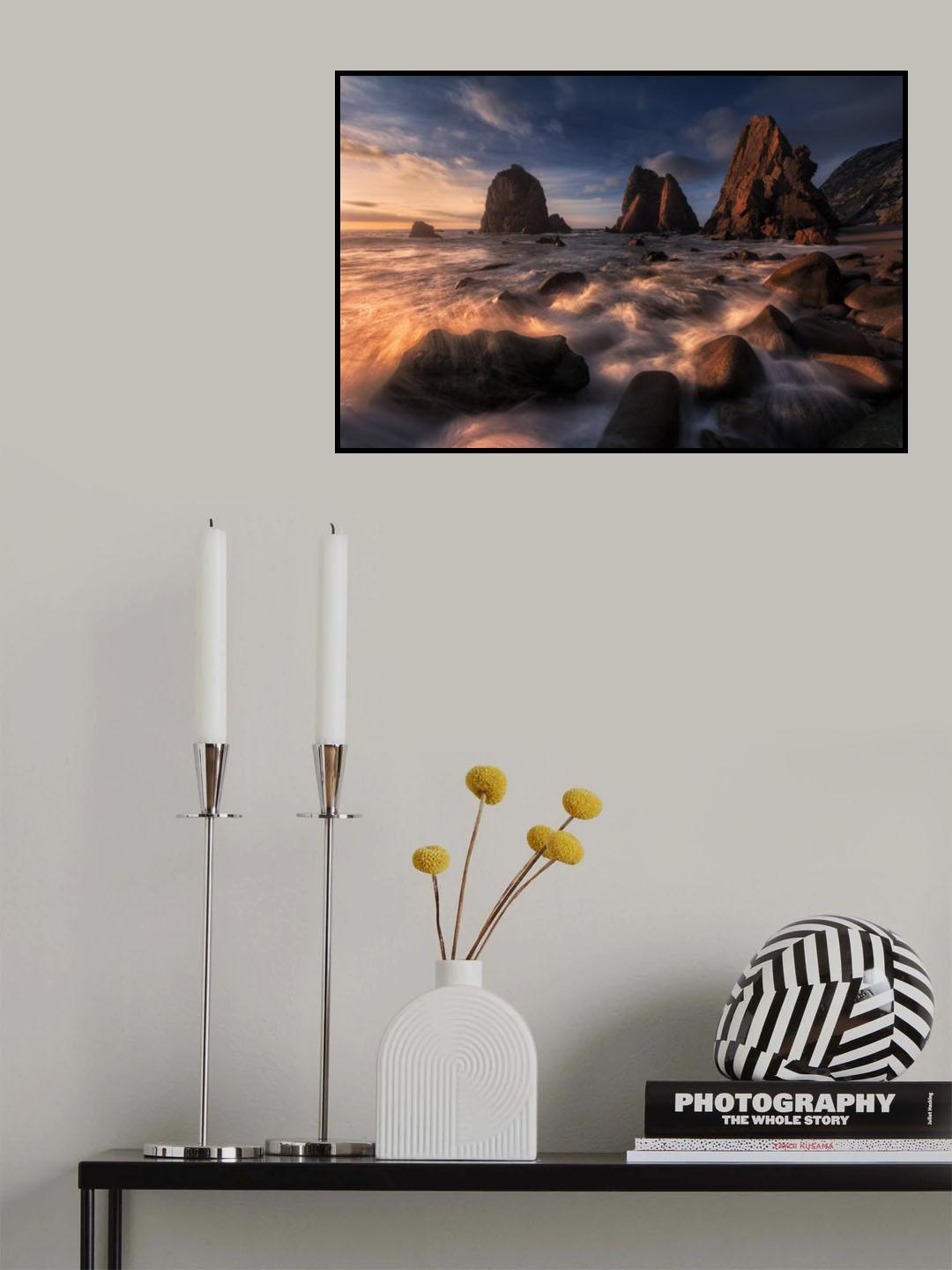 Ursa Beach Poster och Canvastavla