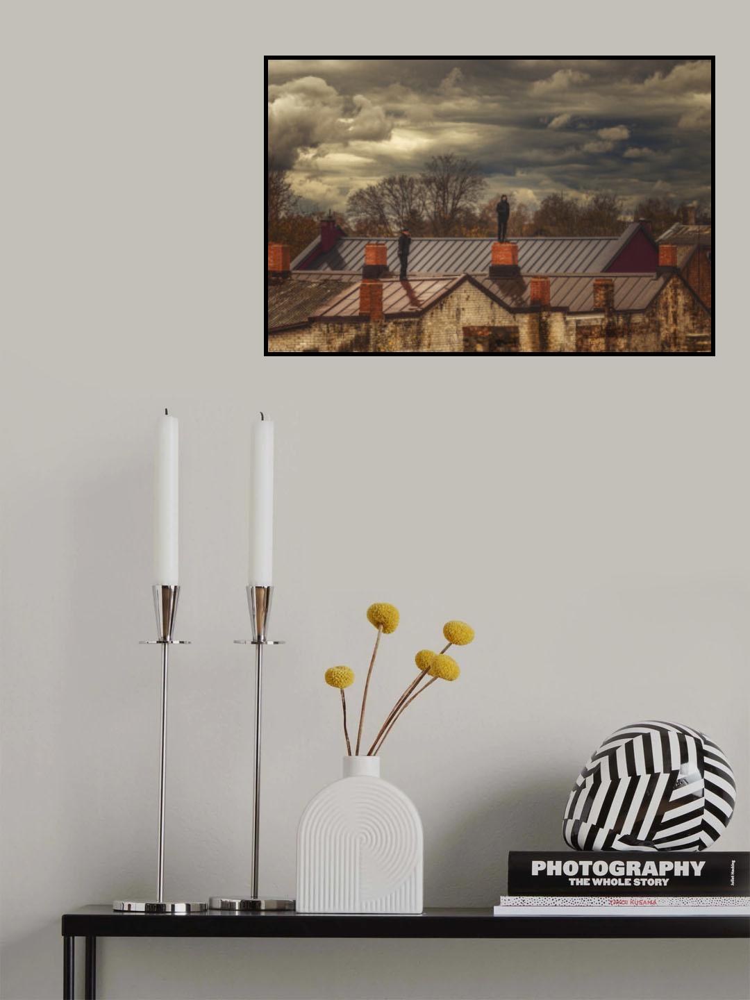On the roof Poster och Canvastavla