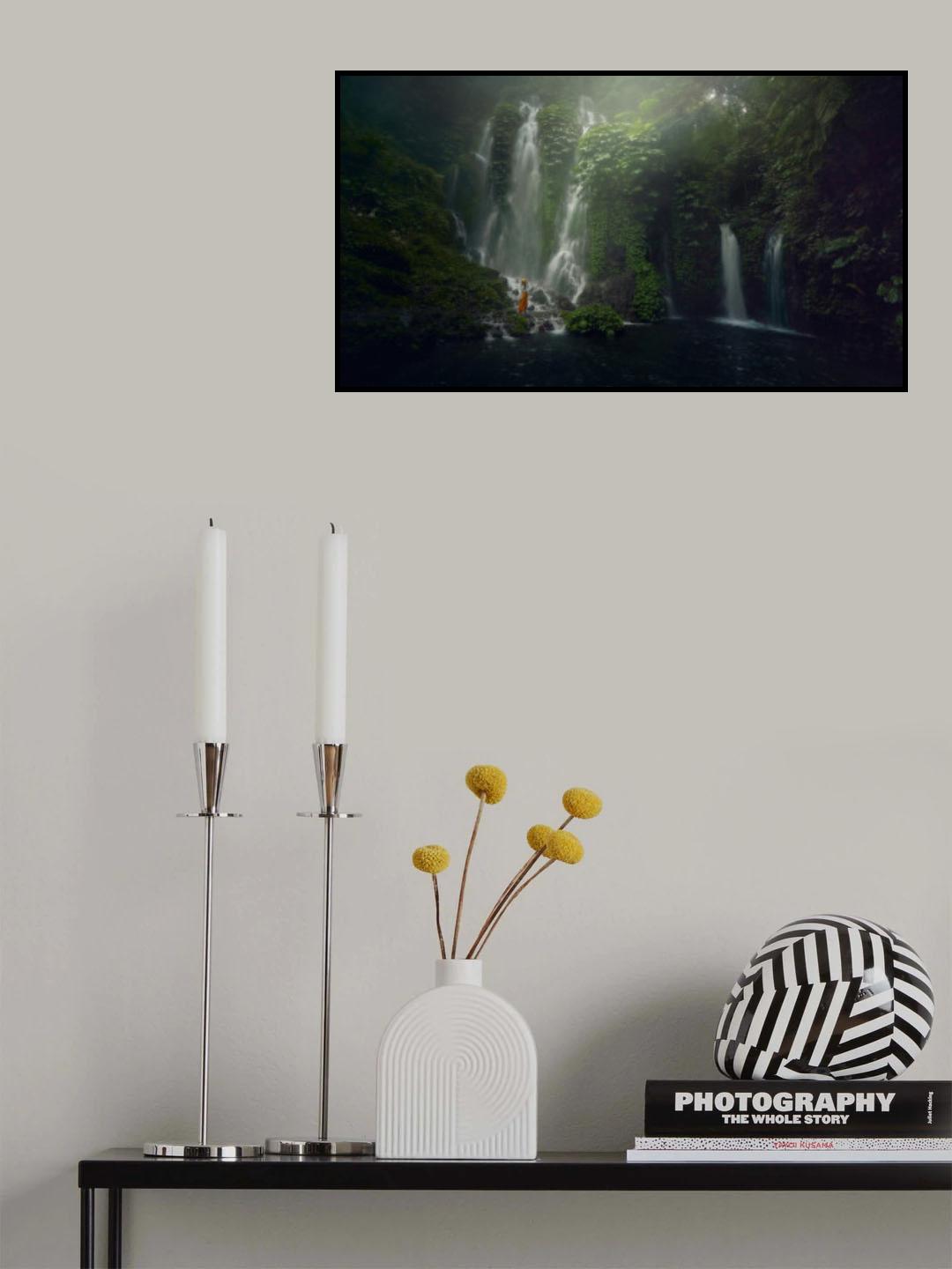 Banyu Wana under the rain Poster och Canvastavla