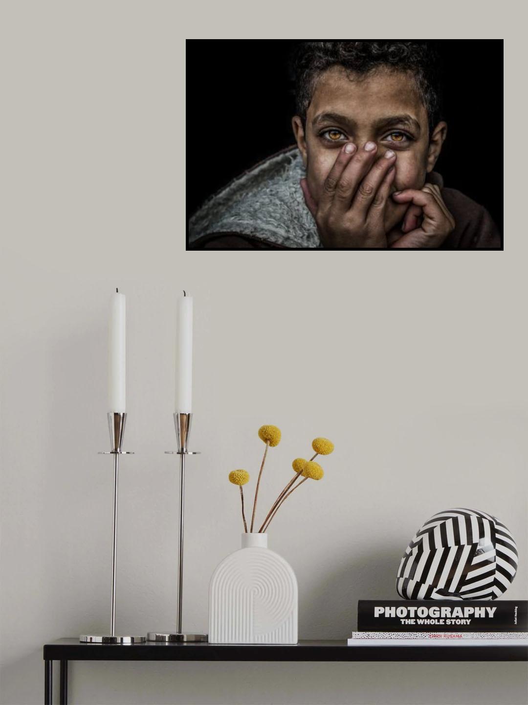 Brown eyes Poster och Canvastavla