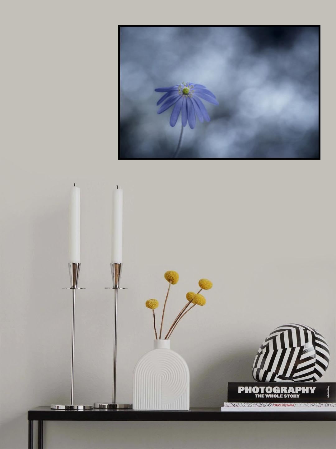 Bluish Poster och Canvastavla