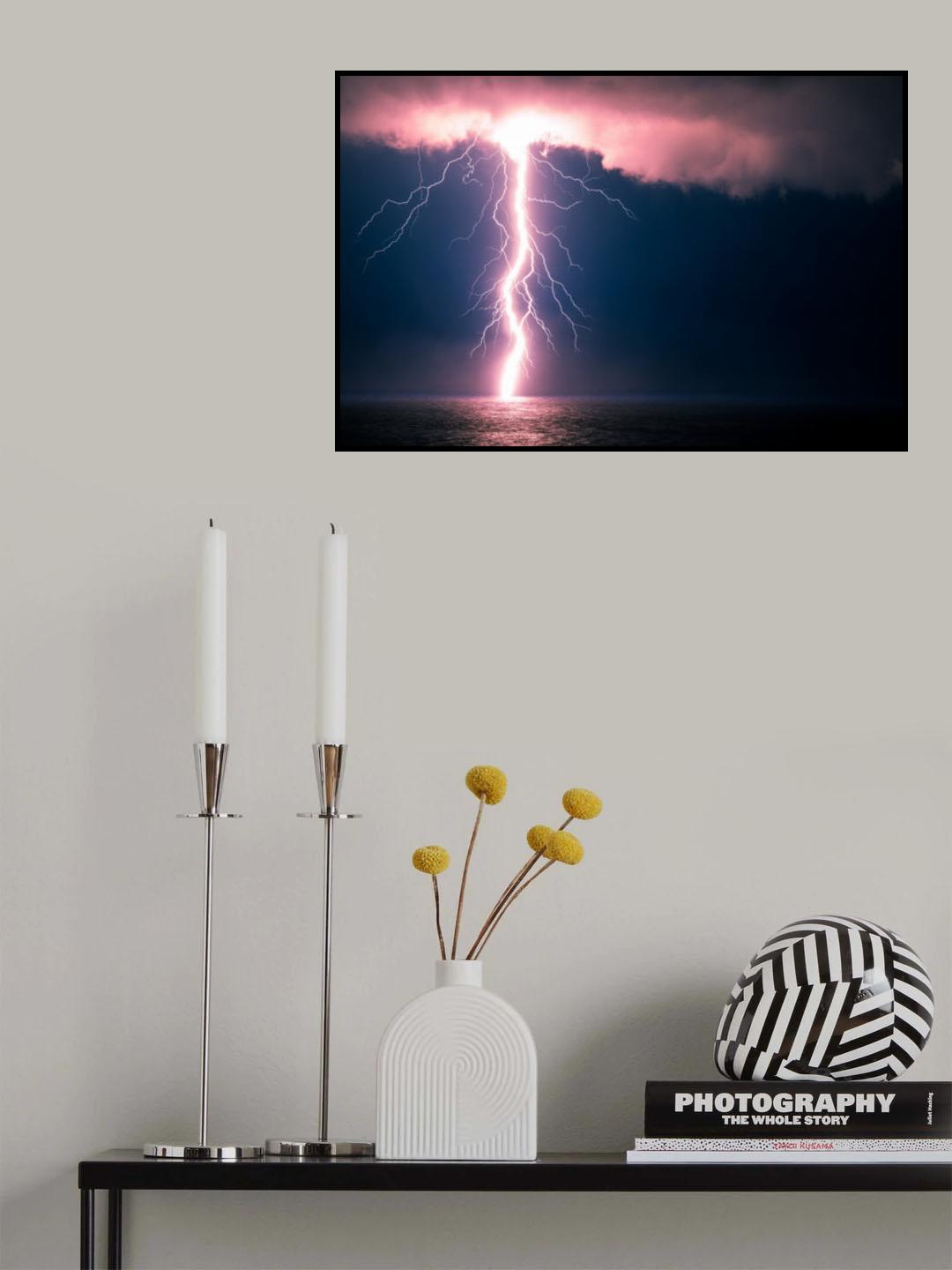 Electric Atmosphere Poster och Canvastavla