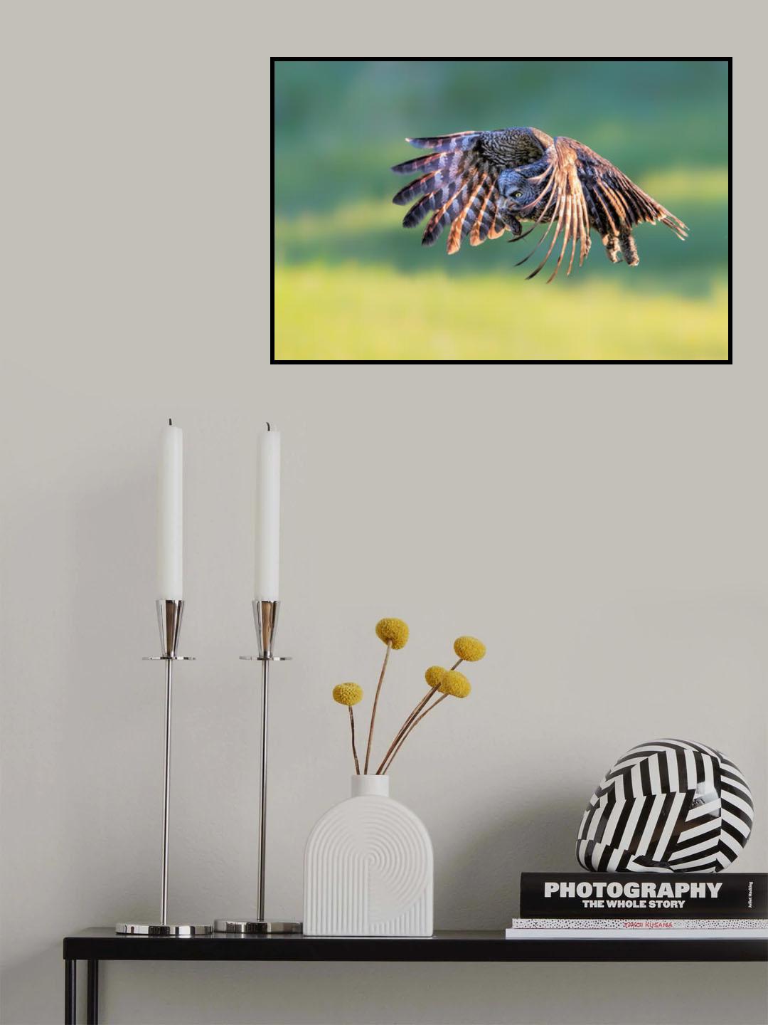 Morning Action Poster och Canvastavla