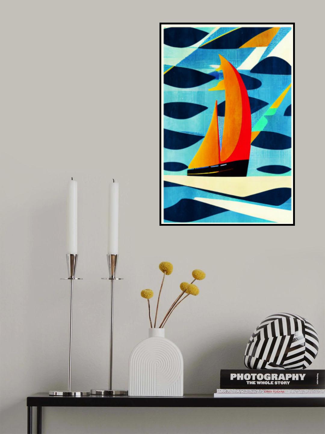 Côte D'azur, 1963 Poster och Canvastavla