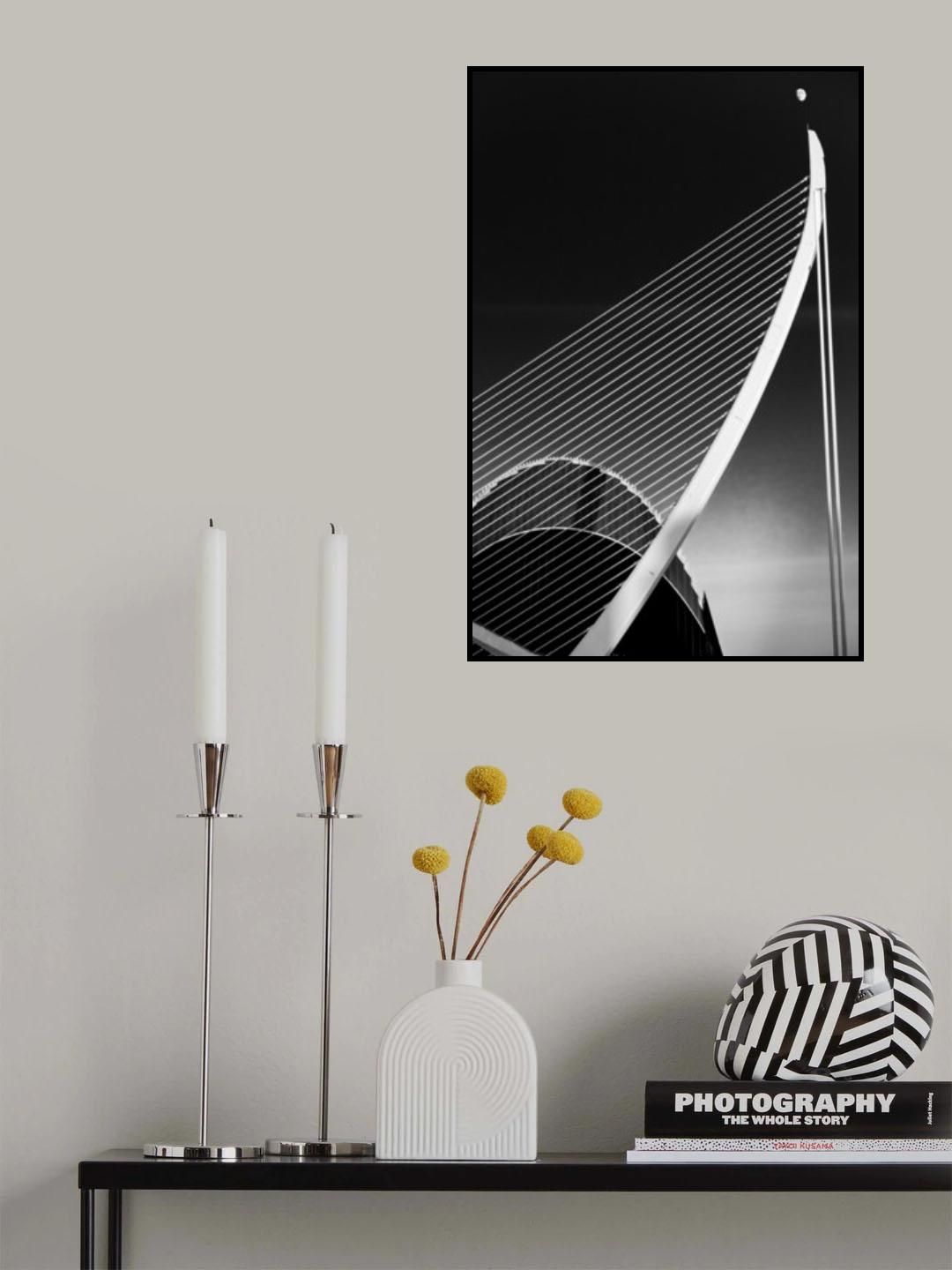 Moon Poster och Canvastavla