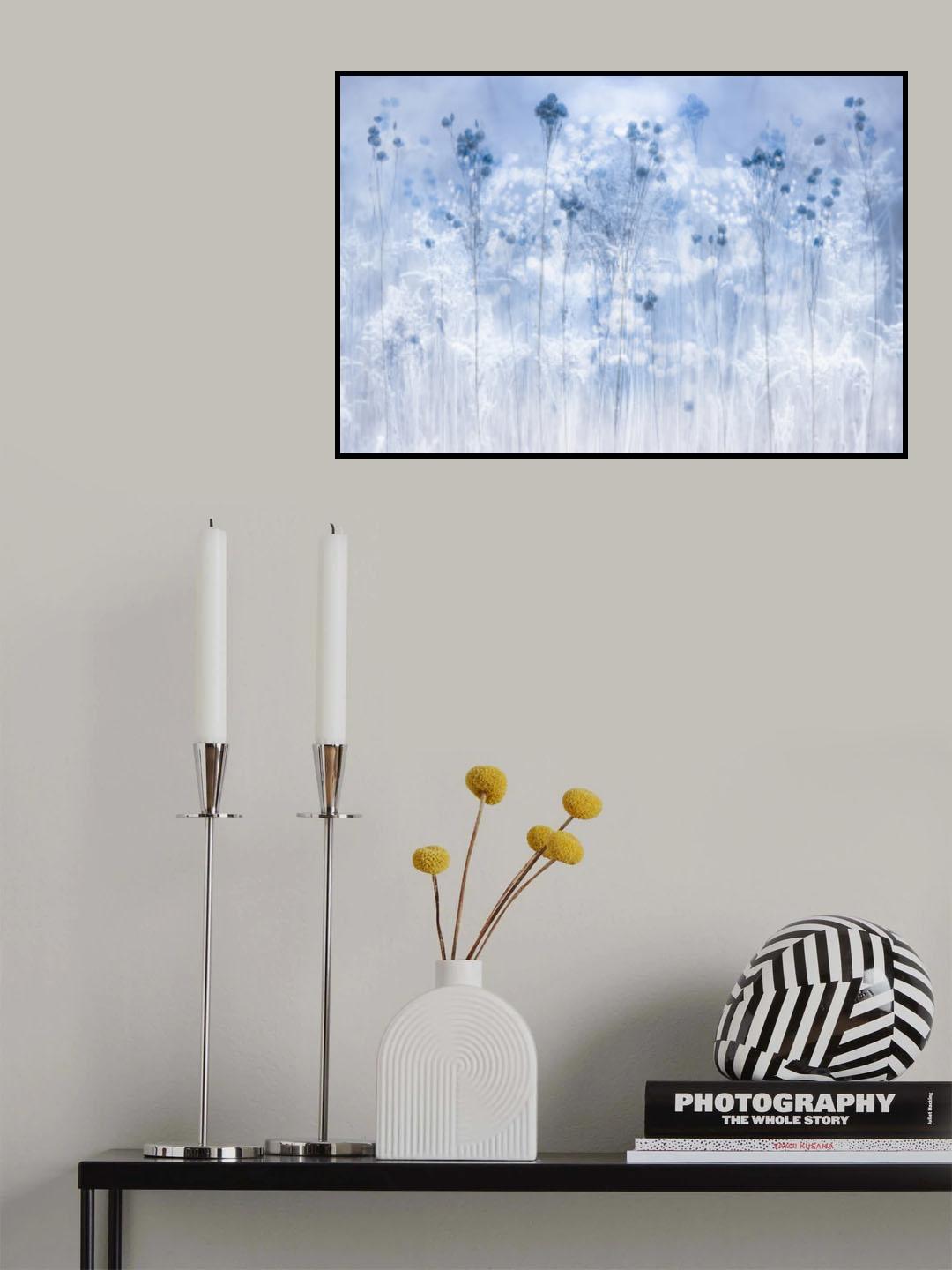 Icy blue Poster och Canvastavla