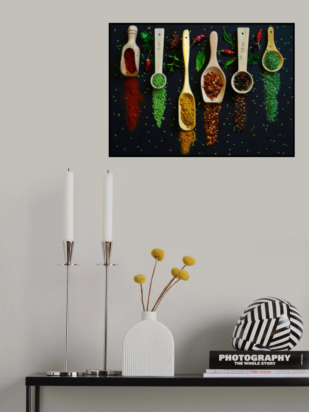 The power and beauty of spices . Poster och Canvastavla