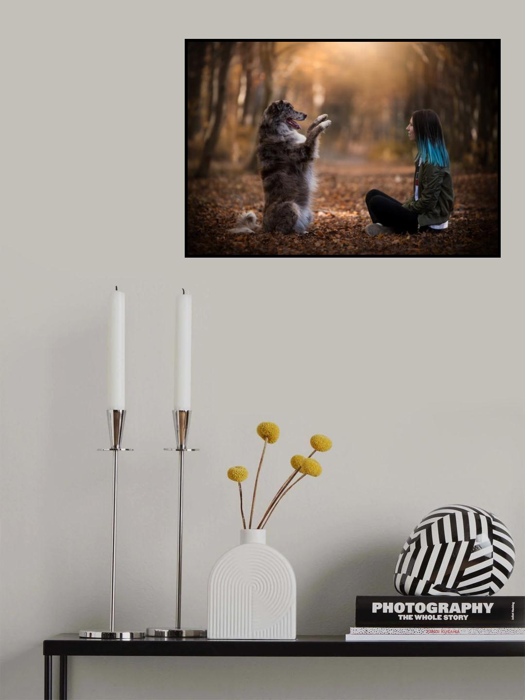 “Dogs do speak, but only to those who know how to listen.” Poster och Canvastavla