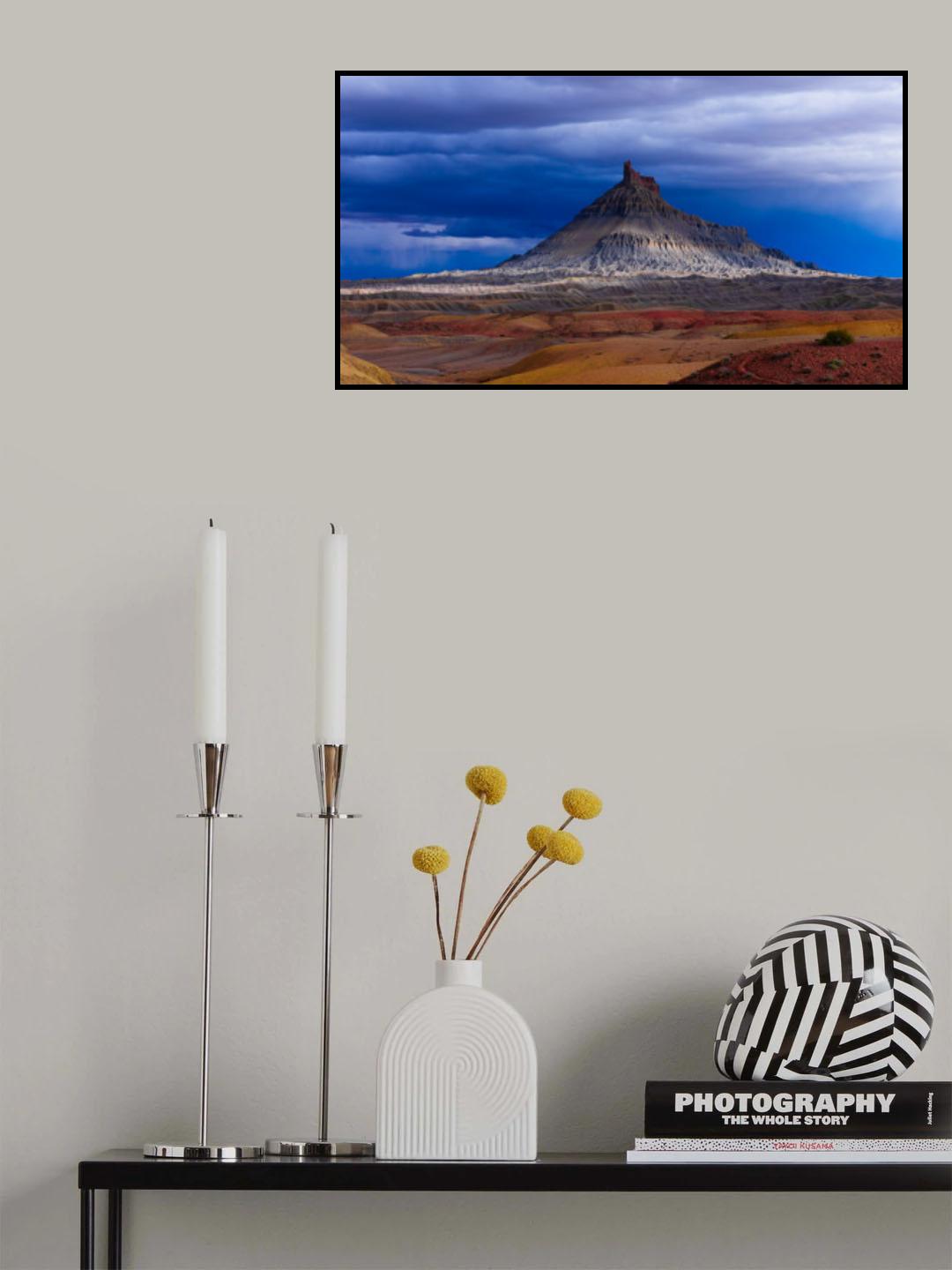 Factory Butte Poster och Canvastavla