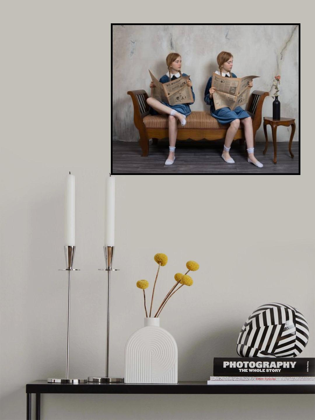 Twins Poster och Canvastavla