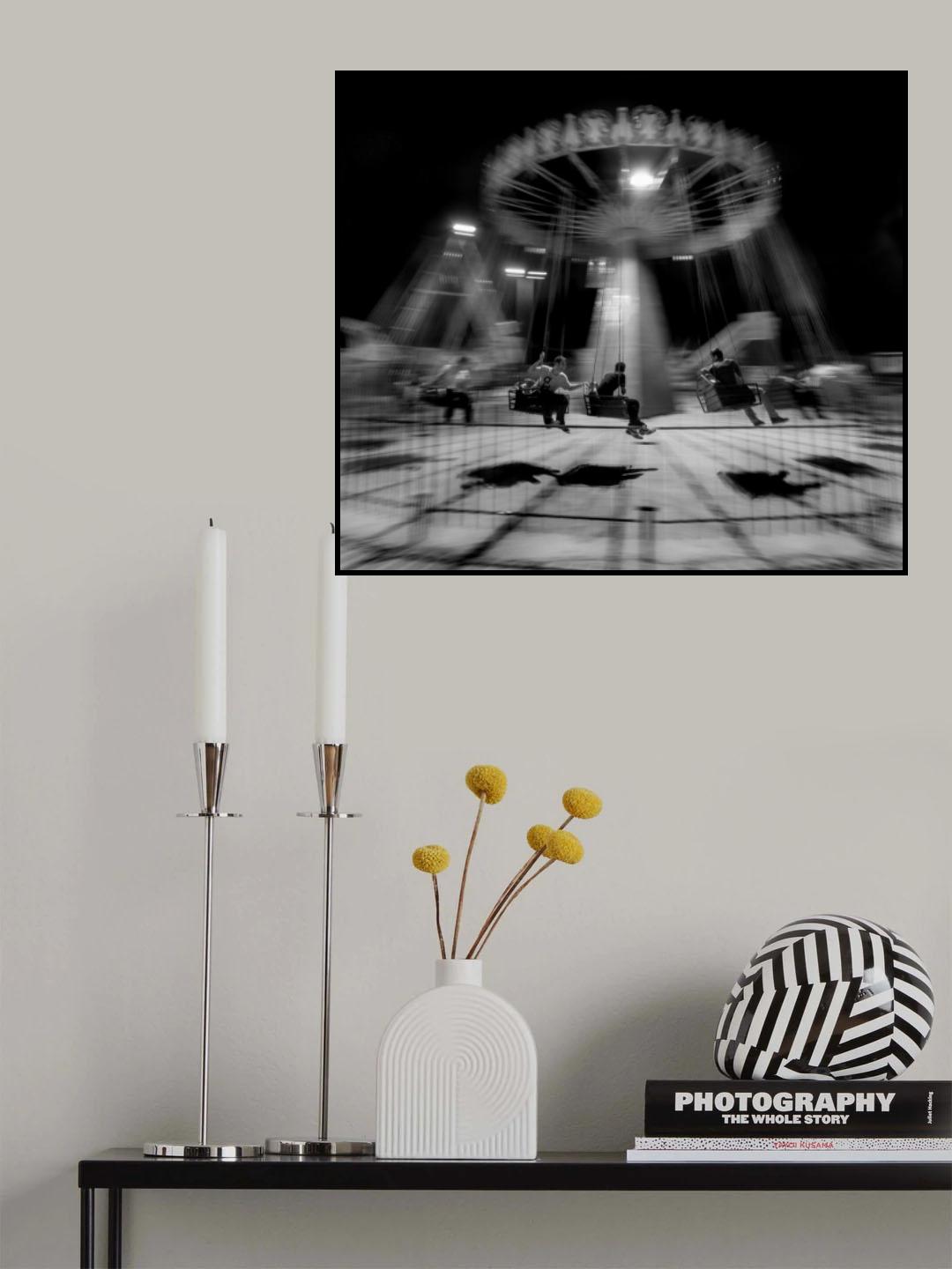 Ferris Wheel of Life Poster och Canvastavla