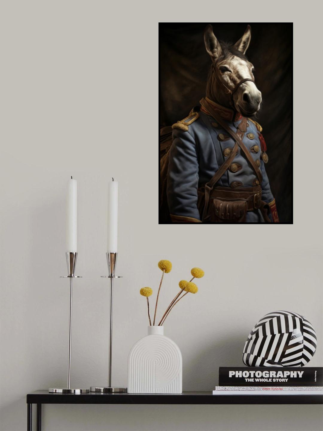 Donkey In Costume 2 Poster och Canvastavla