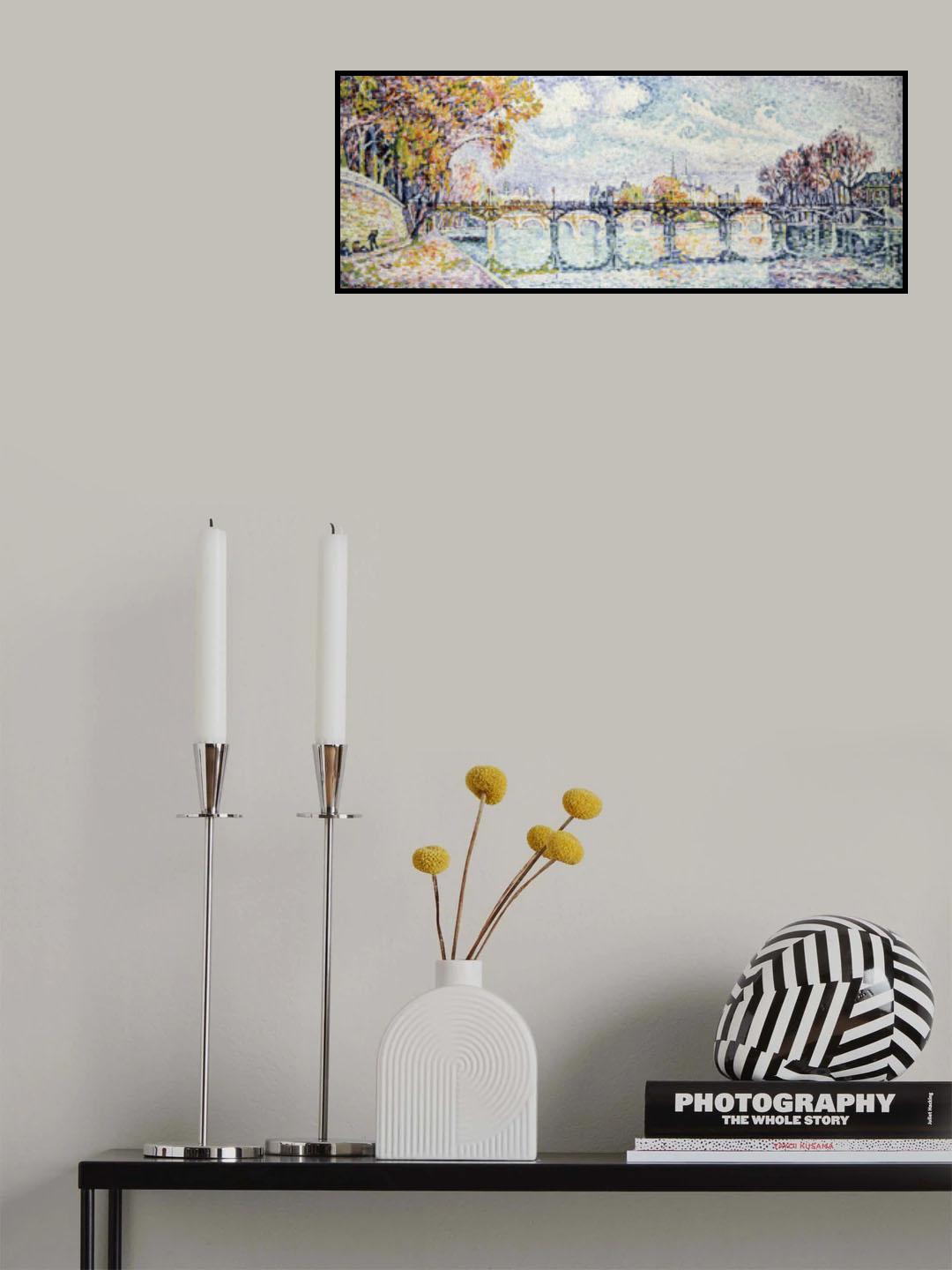 Le Pont Des Arts 1928 Poster och Canvastavla