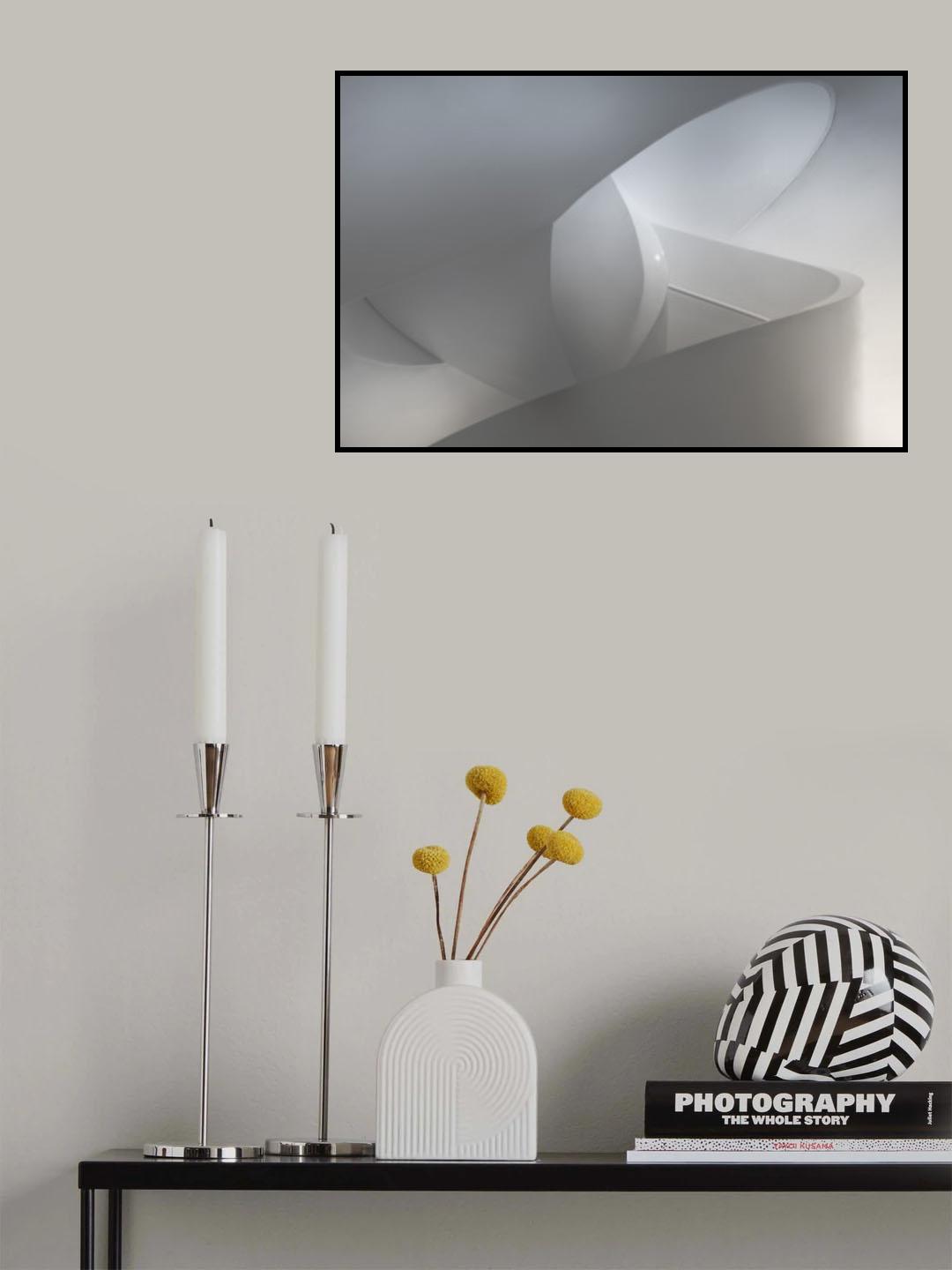 modern staircase Poster och Canvastavla