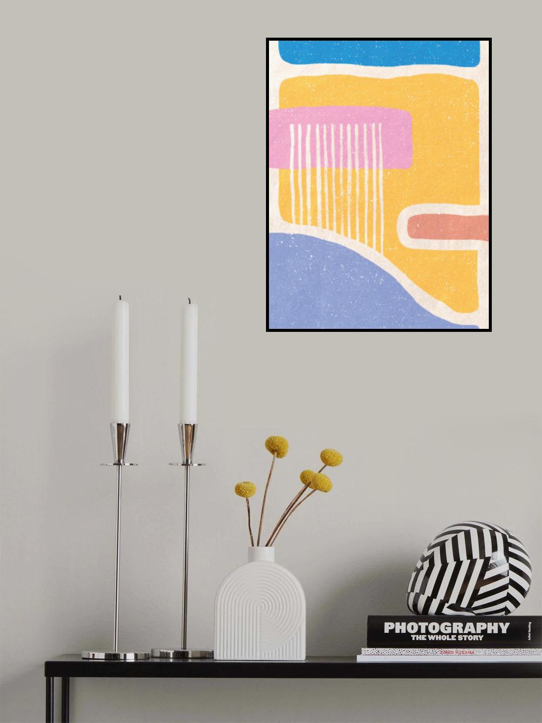 Geometrical Face Poster och Canvastavla
