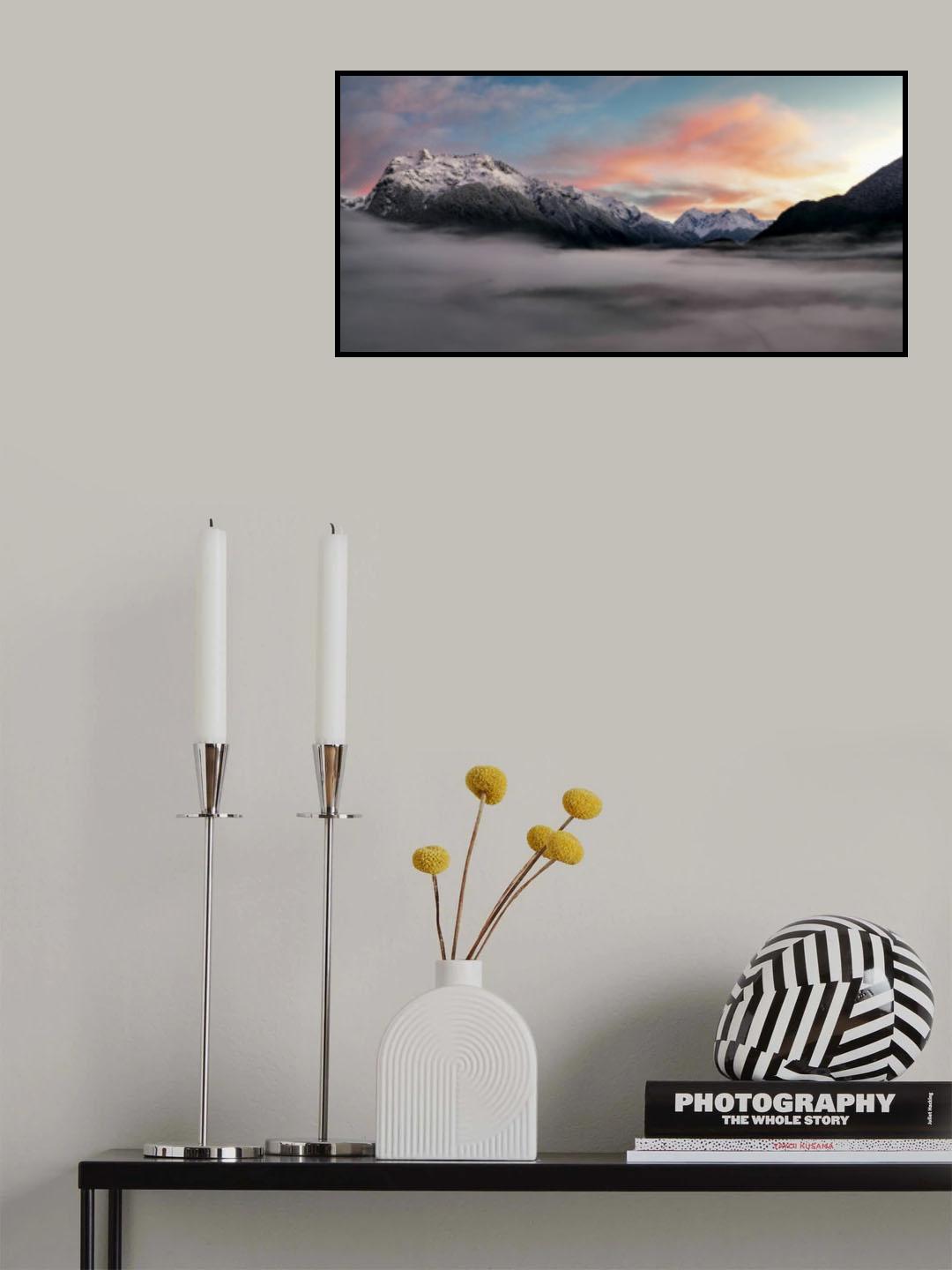Eglinton Vallery Mist Sunrise Poster och Canvastavla