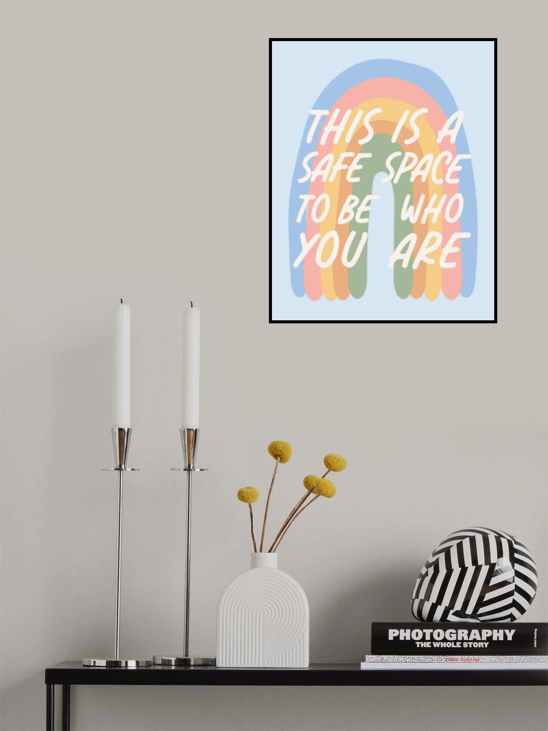 Safe Space Poster och Canvastavla