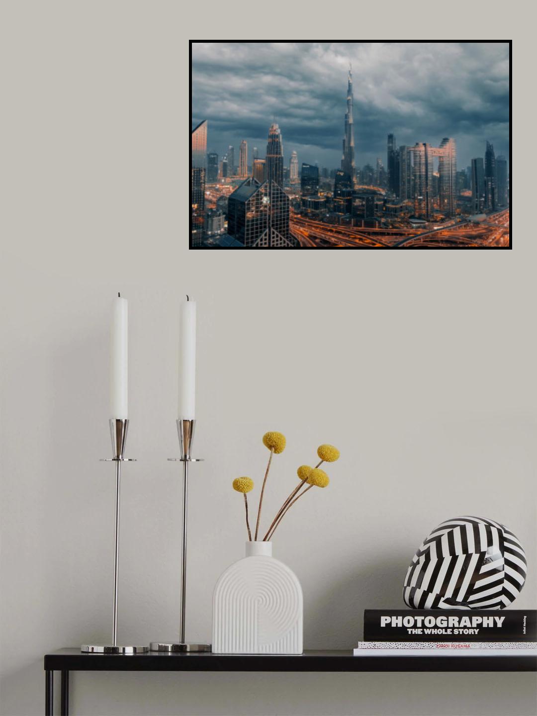 Dubai is another planet Poster och Canvastavla