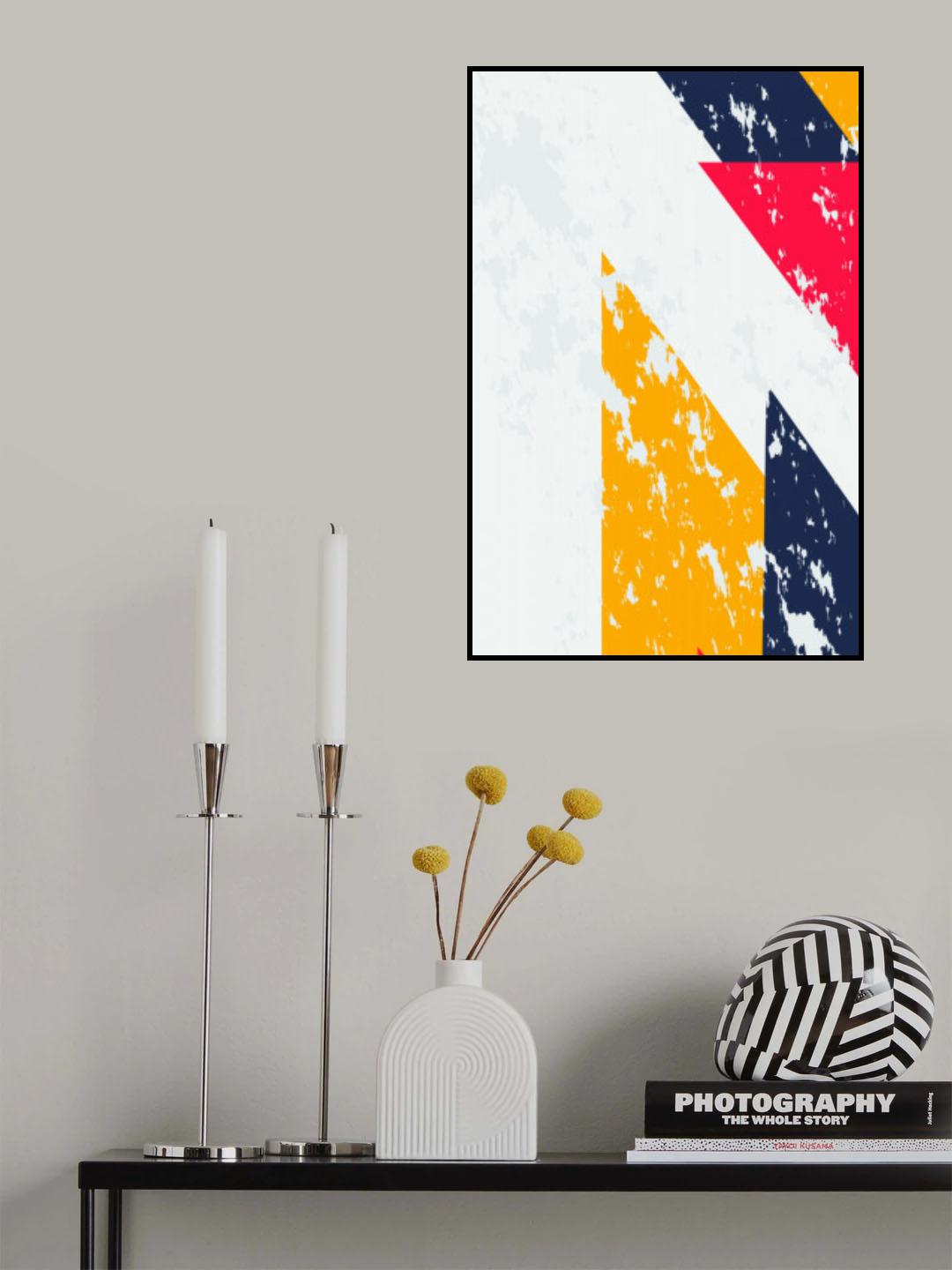 Vibrant Geometric #4 Poster och Canvastavla