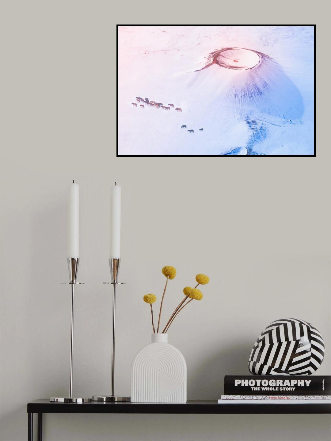 Ulan hada volcano Poster och Canvastavla