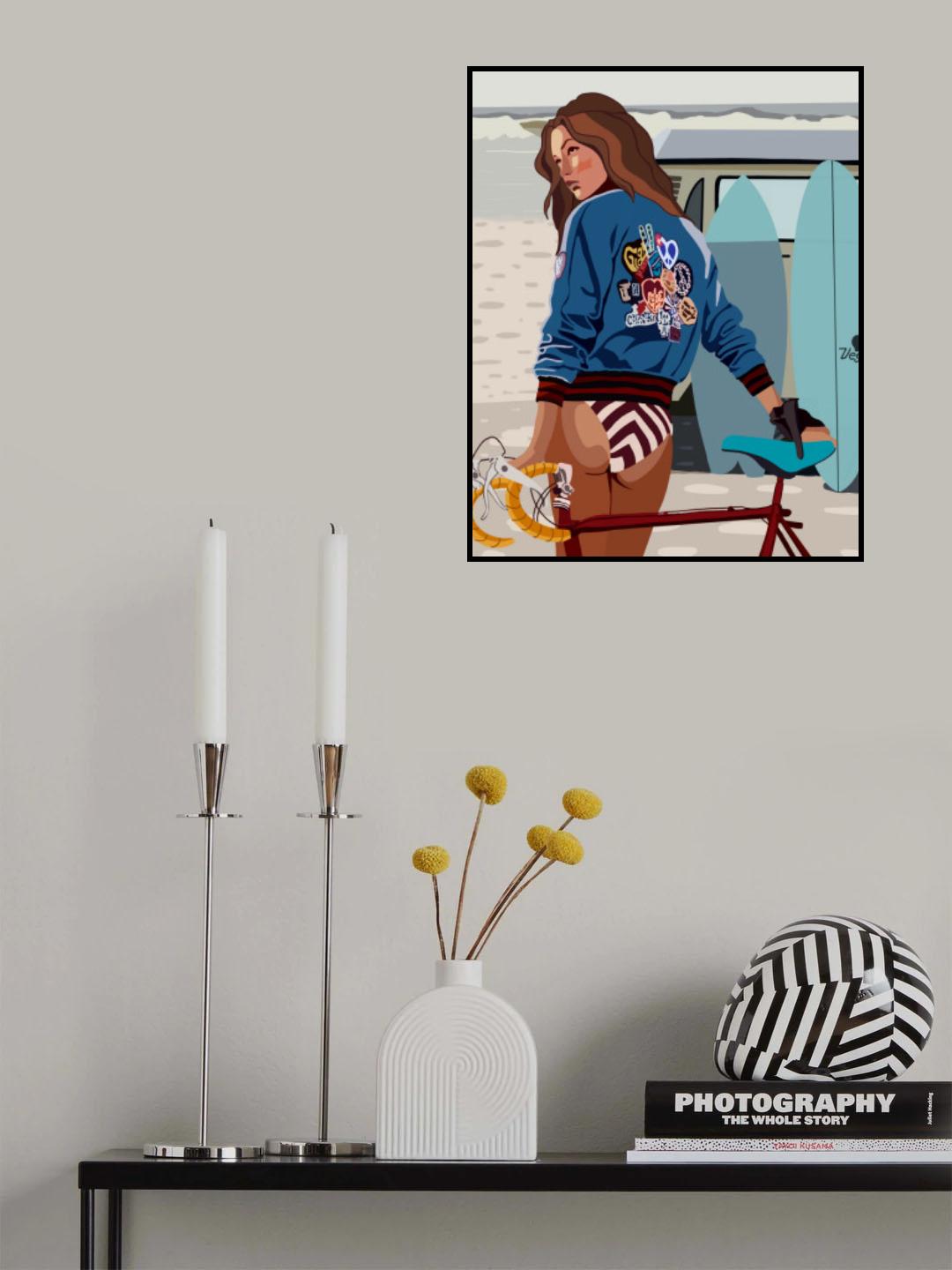 Bike 4x5 Print By Bohonewart Poster och Canvastavla