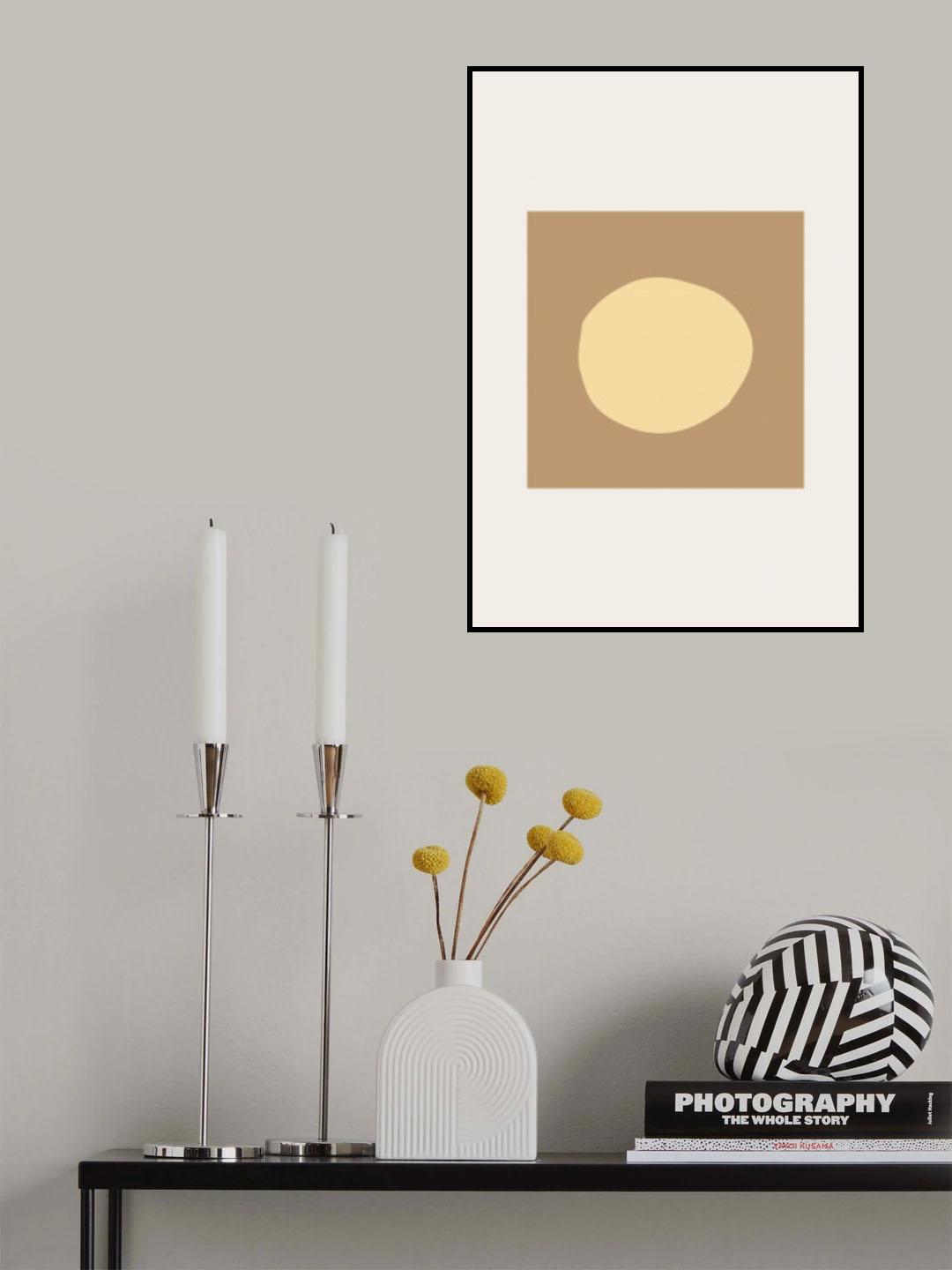 Abstract Circle Poster och Canvastavla