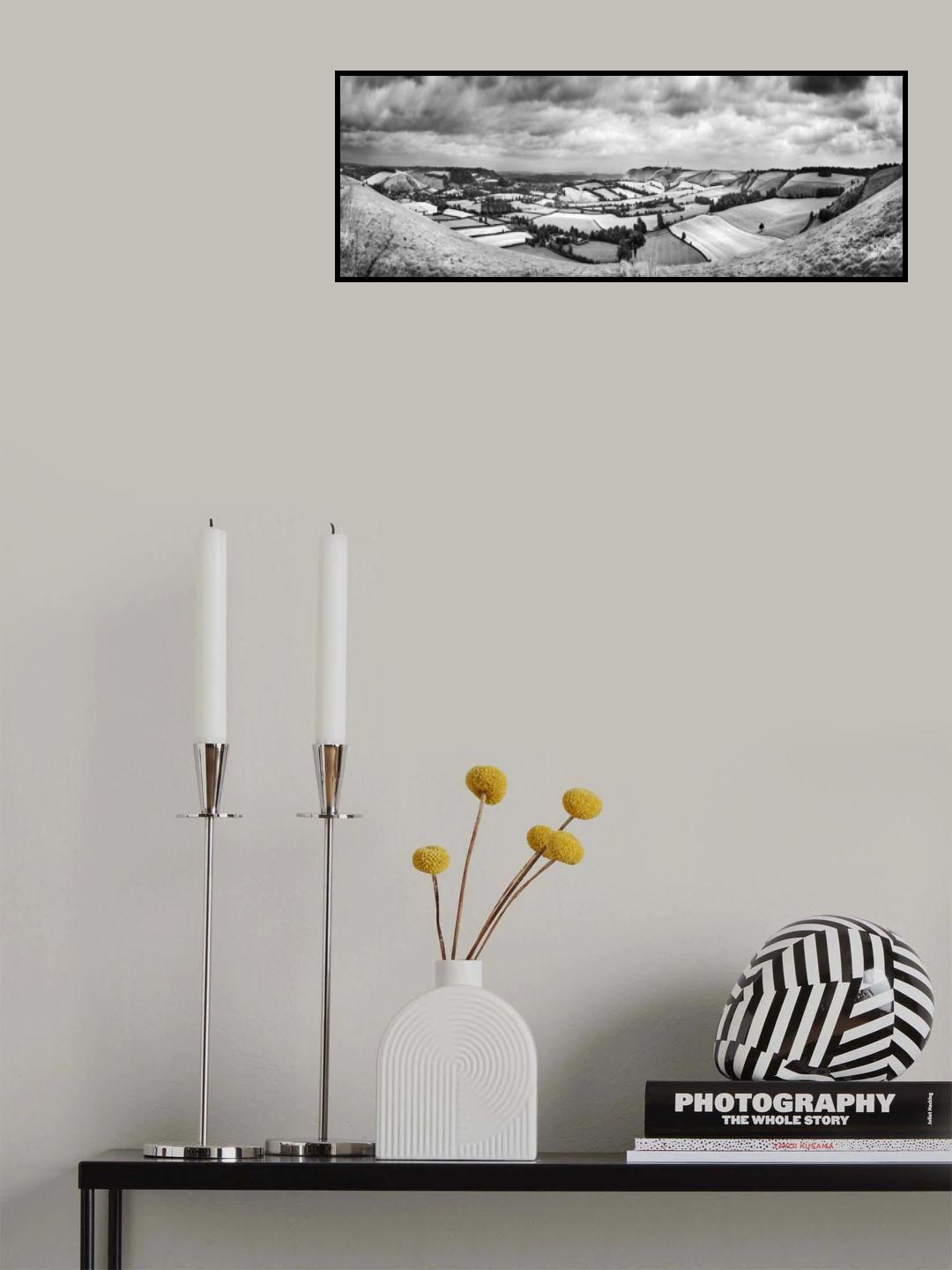 East Meon Church to the Sea Poster och Canvastavla