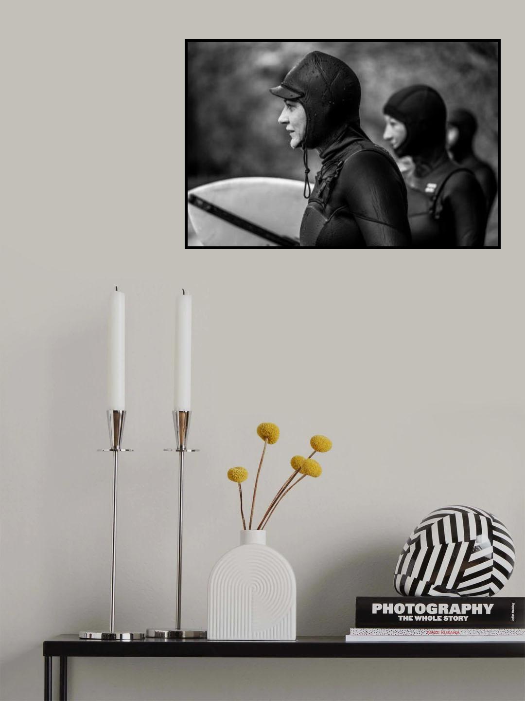 Surfers Poster och Canvastavla