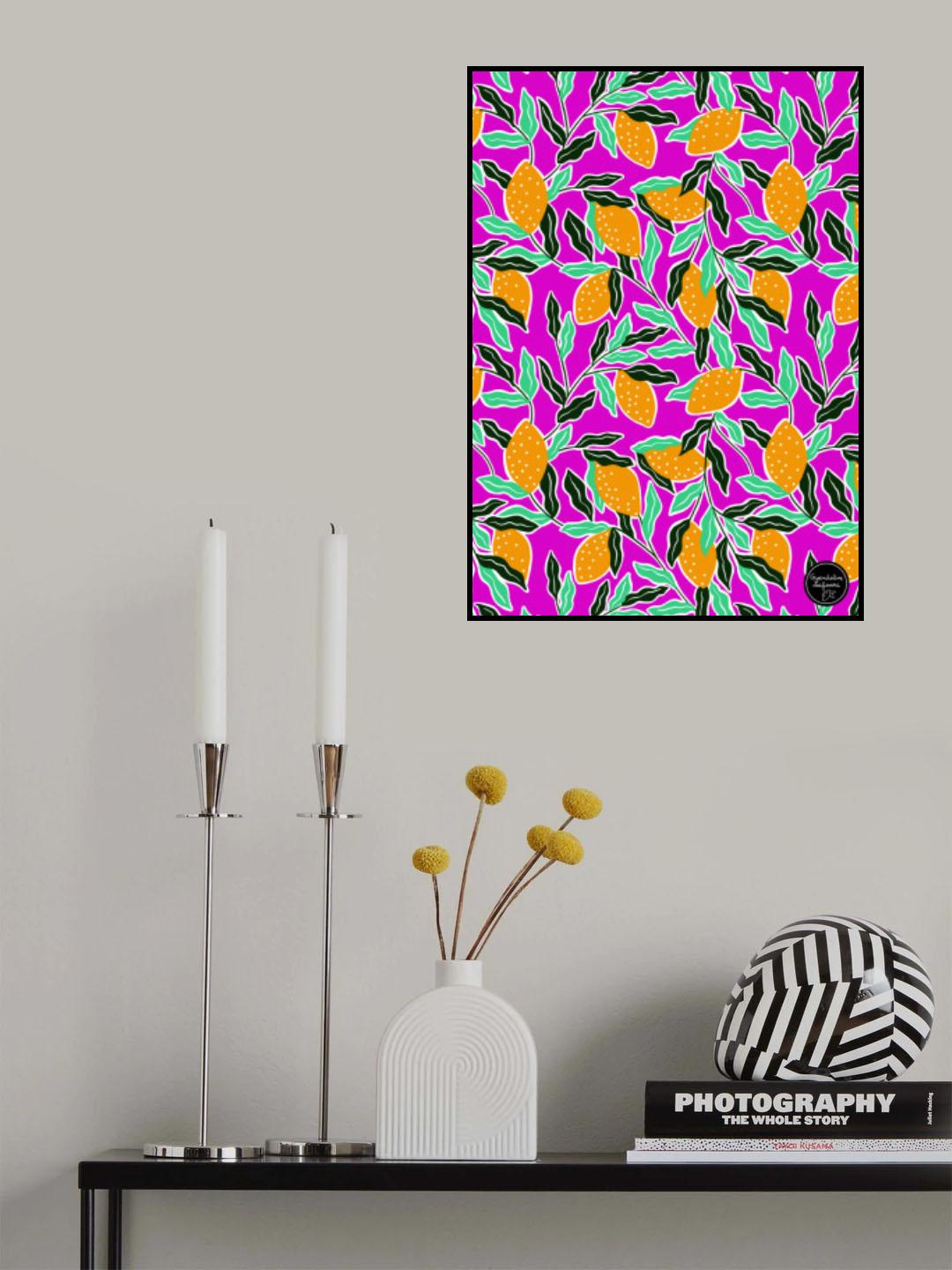 Lemon Forever Poster och Canvastavla